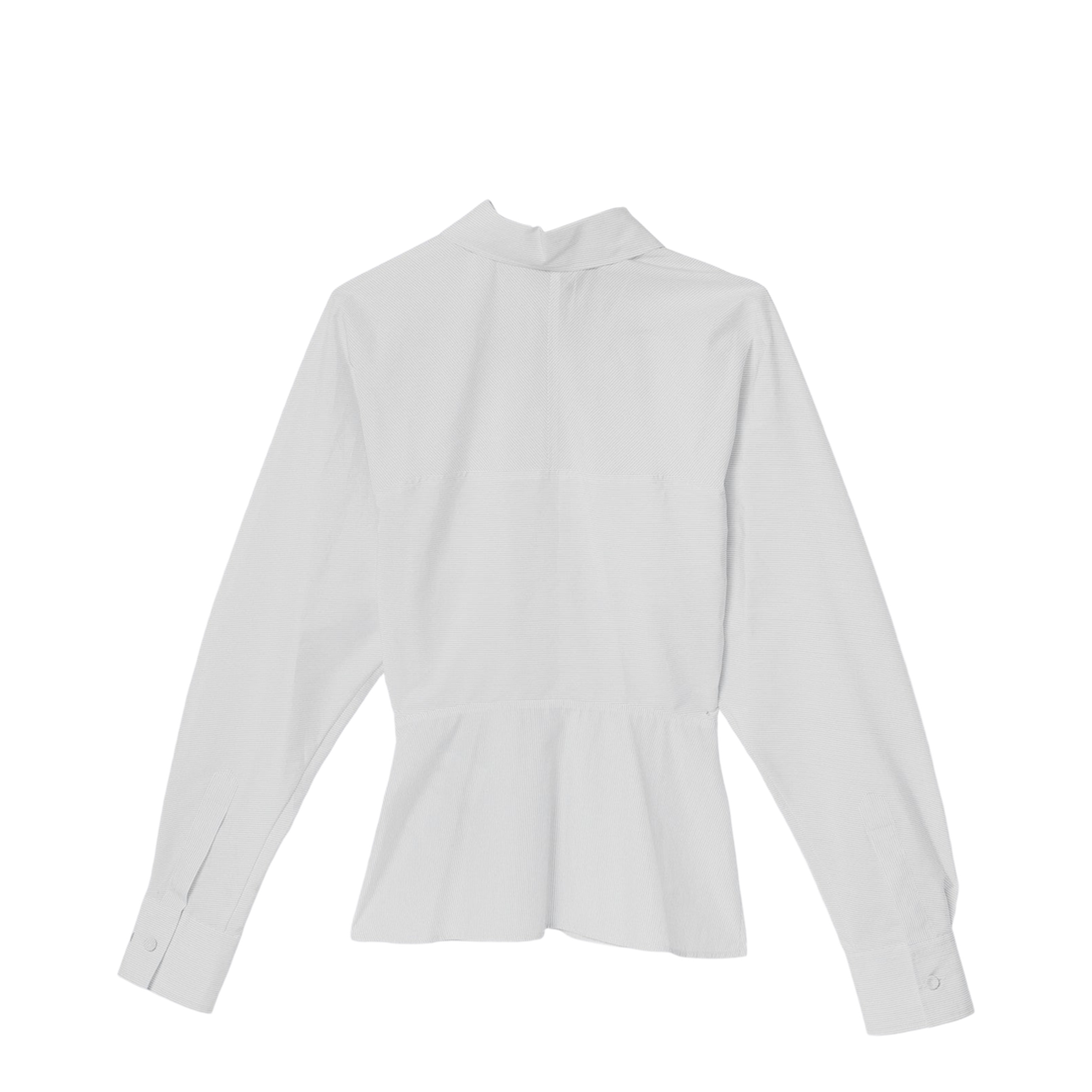 White Striped Cotton Shirt