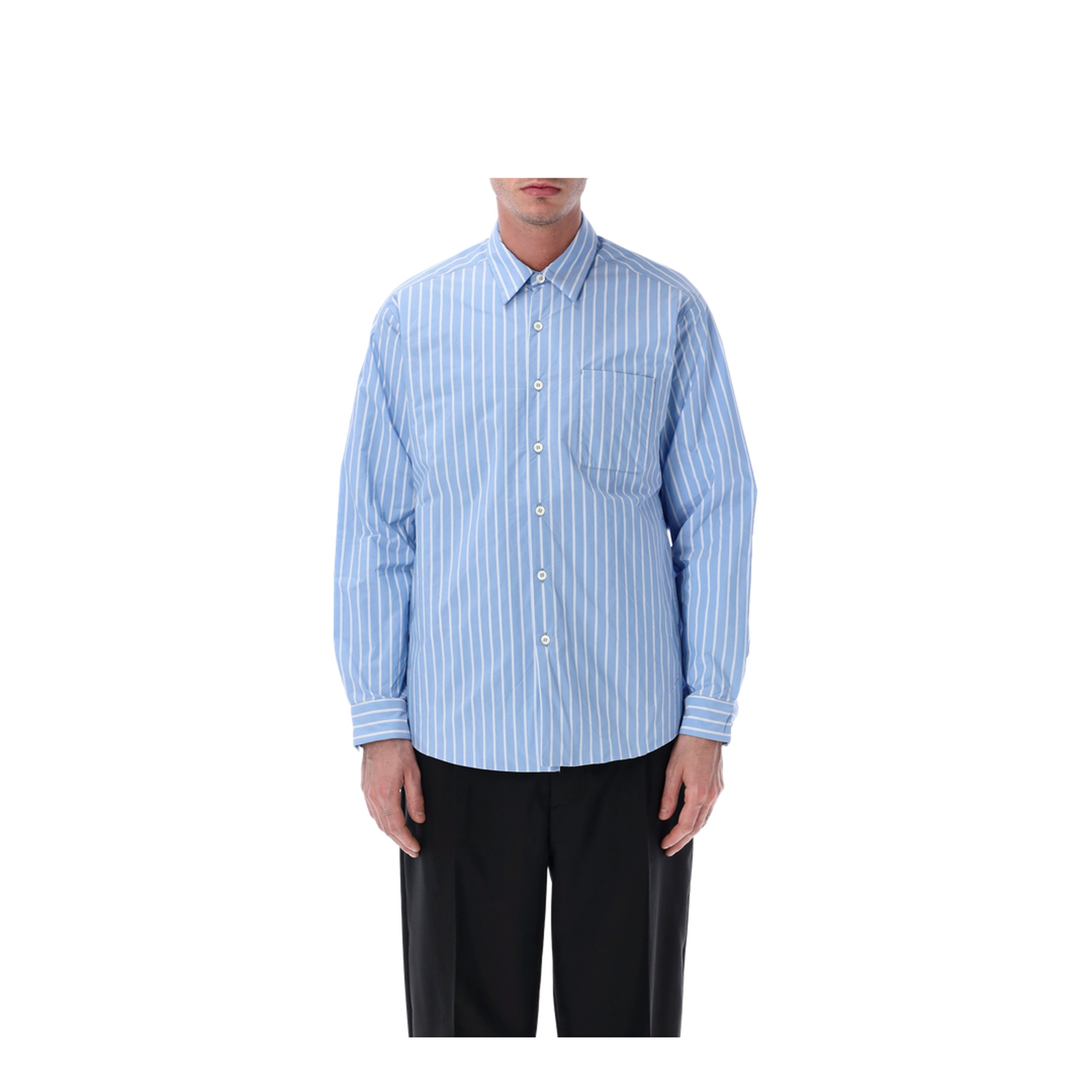 Striped Overshirt Jacket