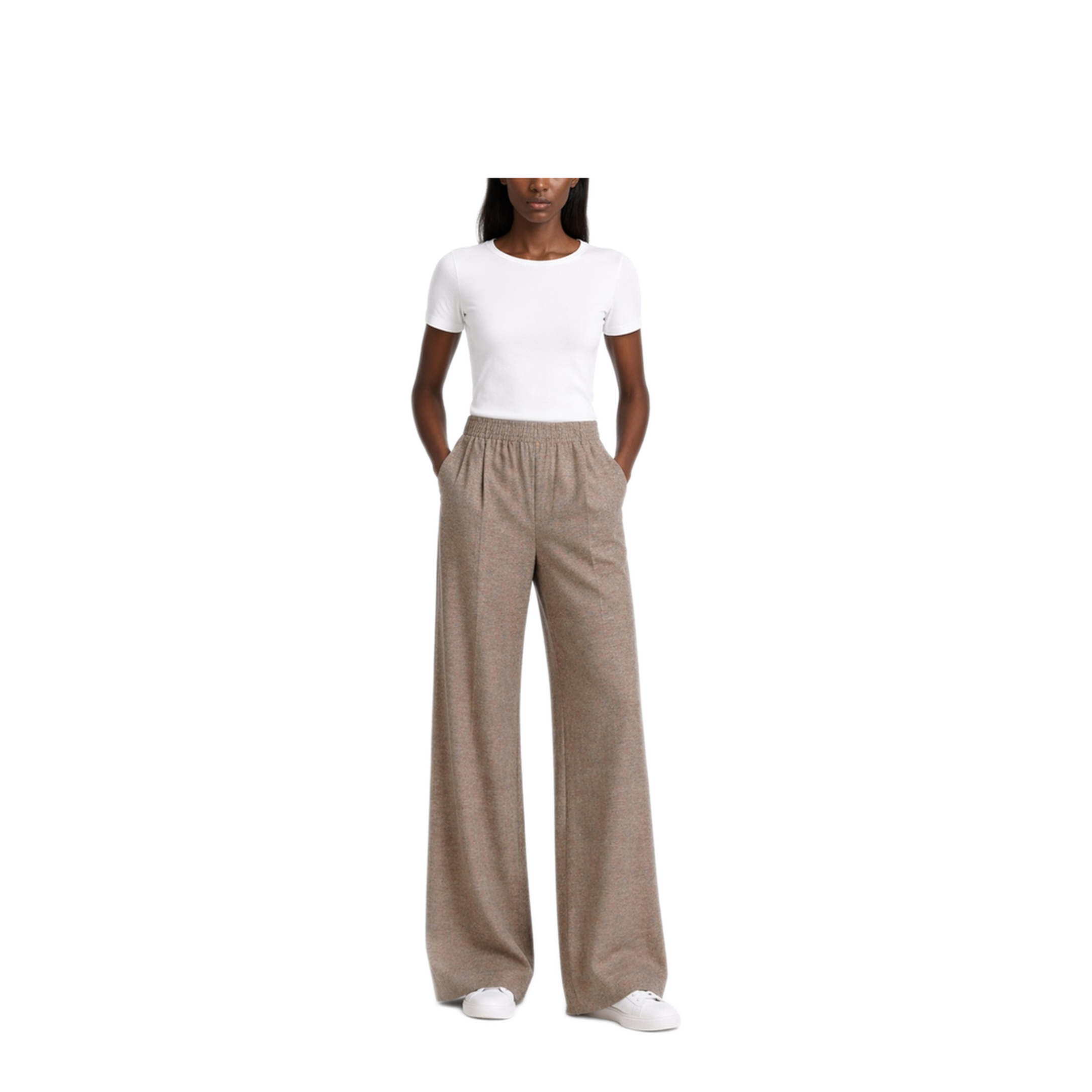 MAYFEYR - Fabiana Filippi - Wide Leg Linen Trousers - PAD276F291M1310161