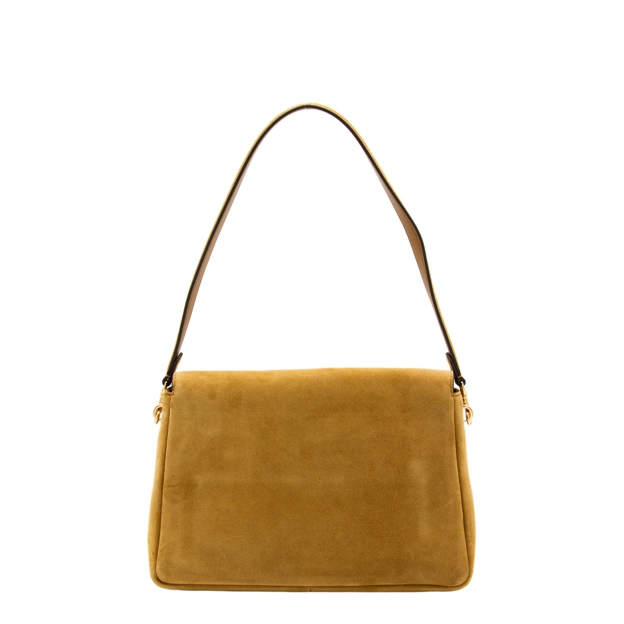 Charlie Suede Shoulder Bag - Toffee