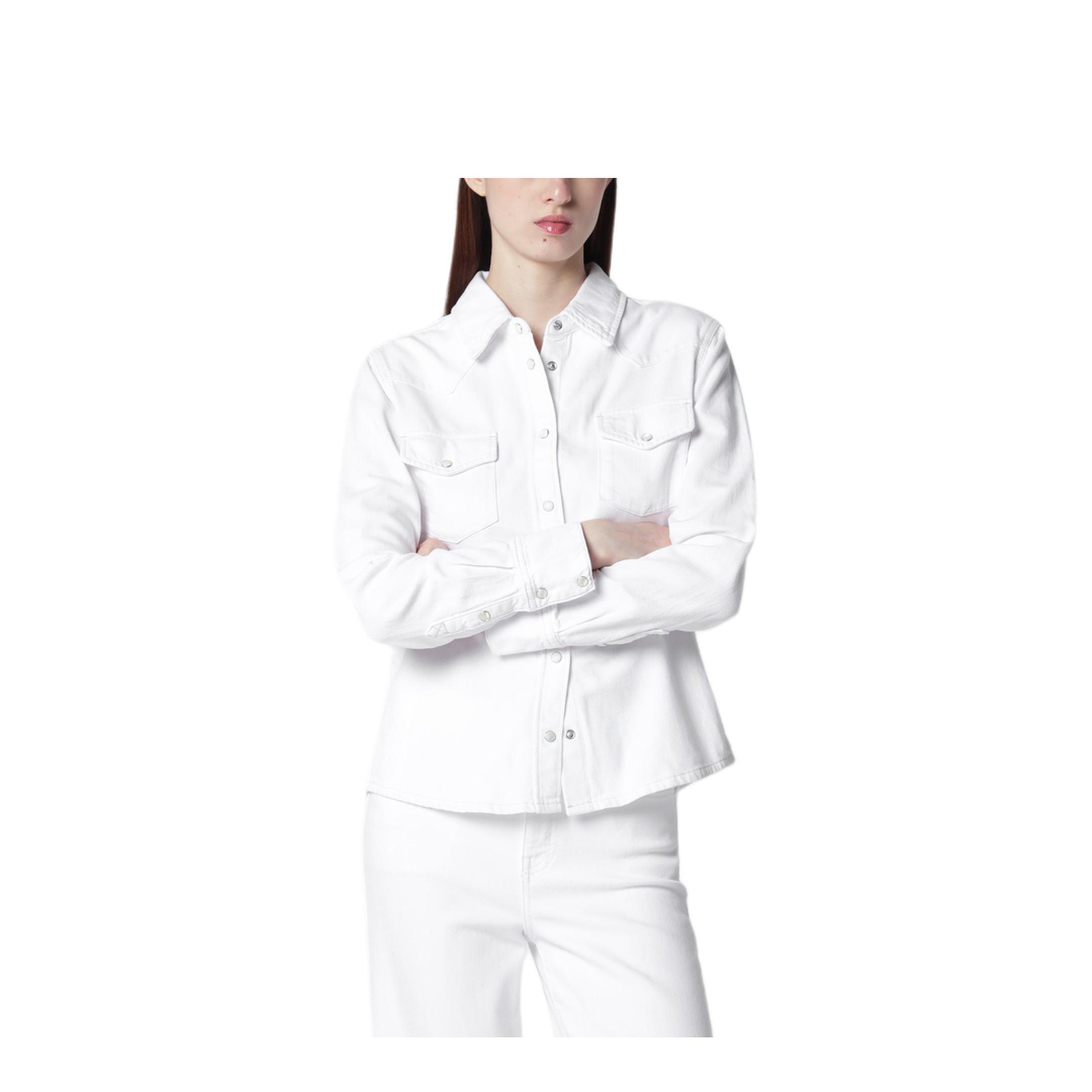 MAYFEYR - Frame - White Rigid Denim Shirt - 7035182COAUCL