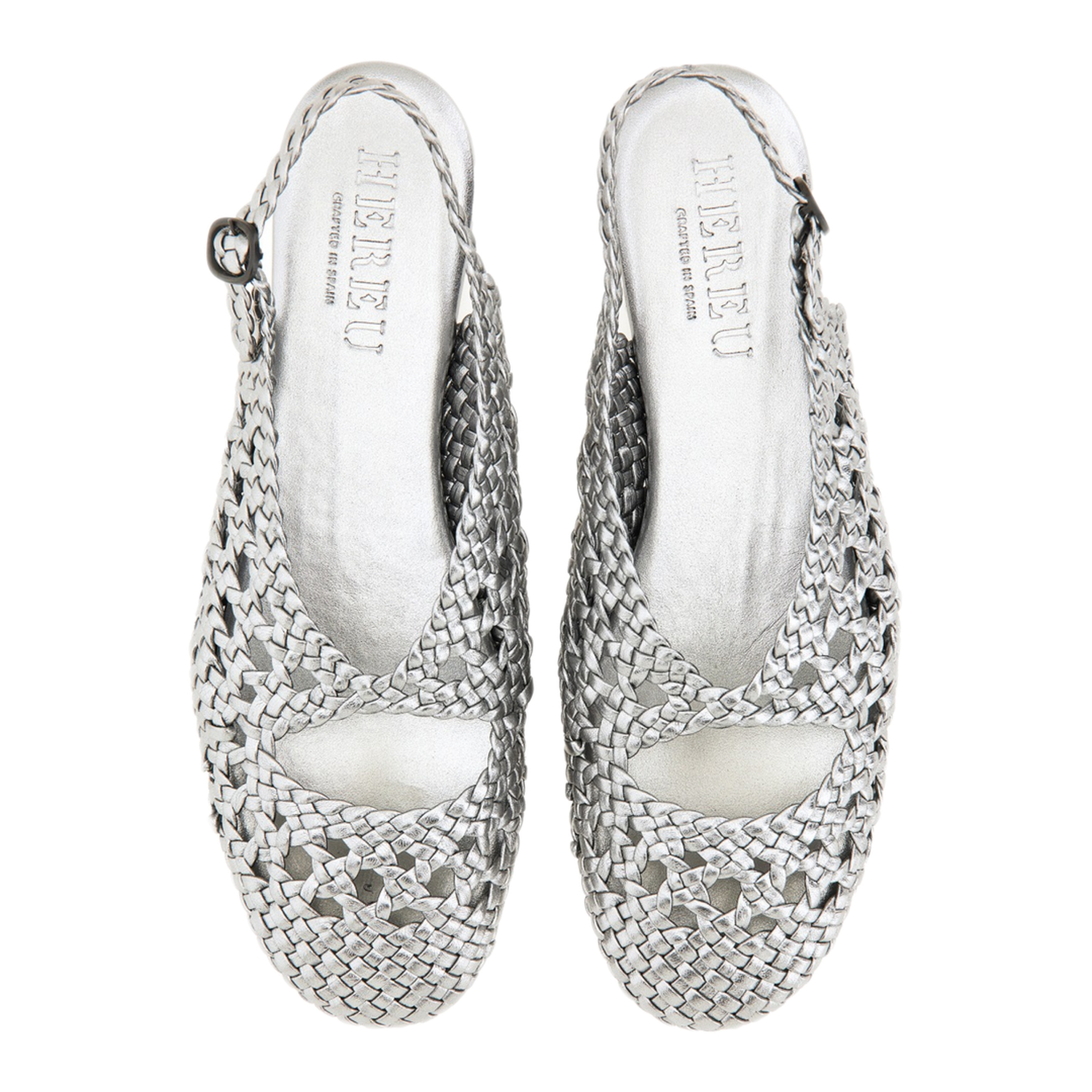 MAYFEYR - Hereu - Slingback Sandal Empuria Metallic - EMPMEWFA250084DARKSILVER