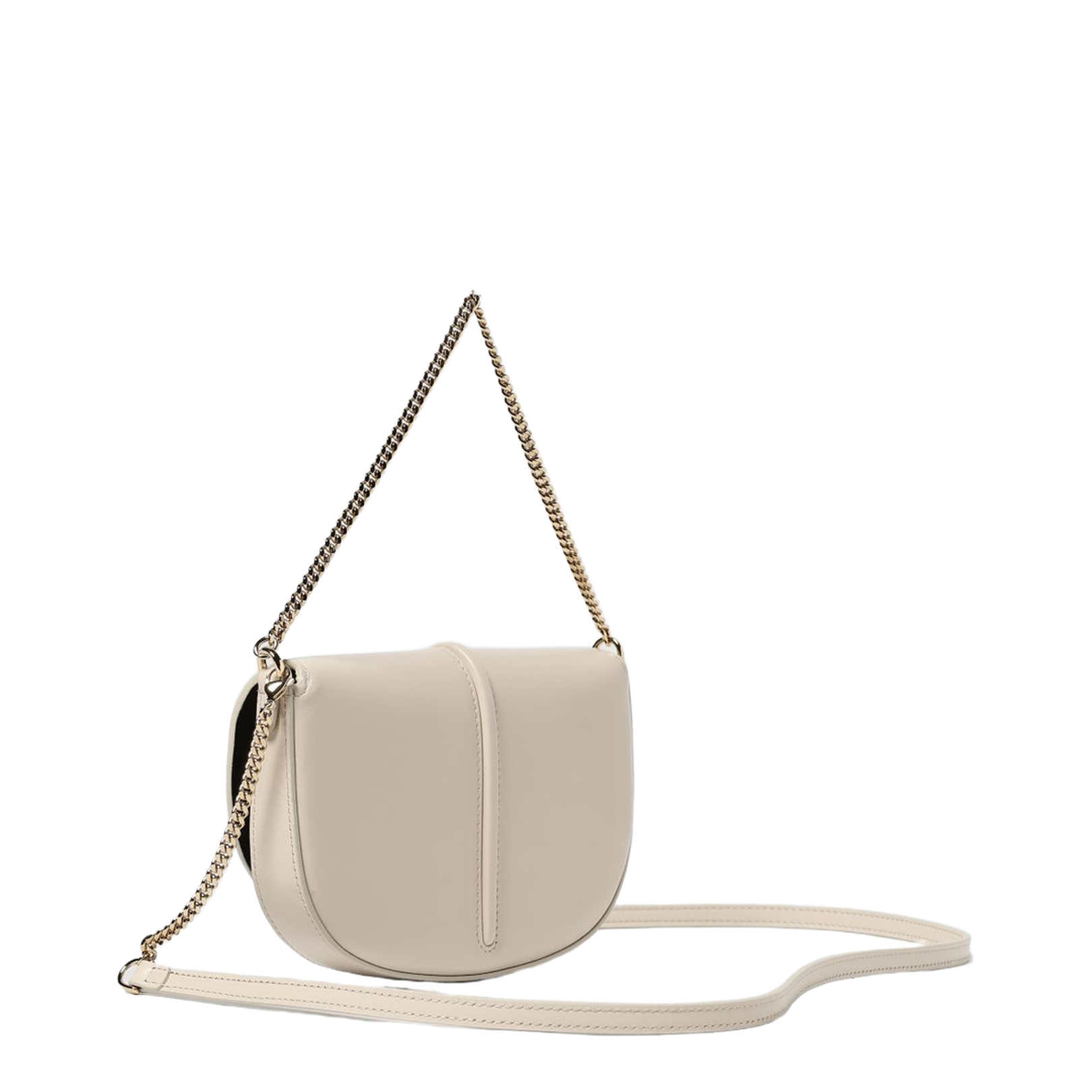 Wallet on Chain Leather White