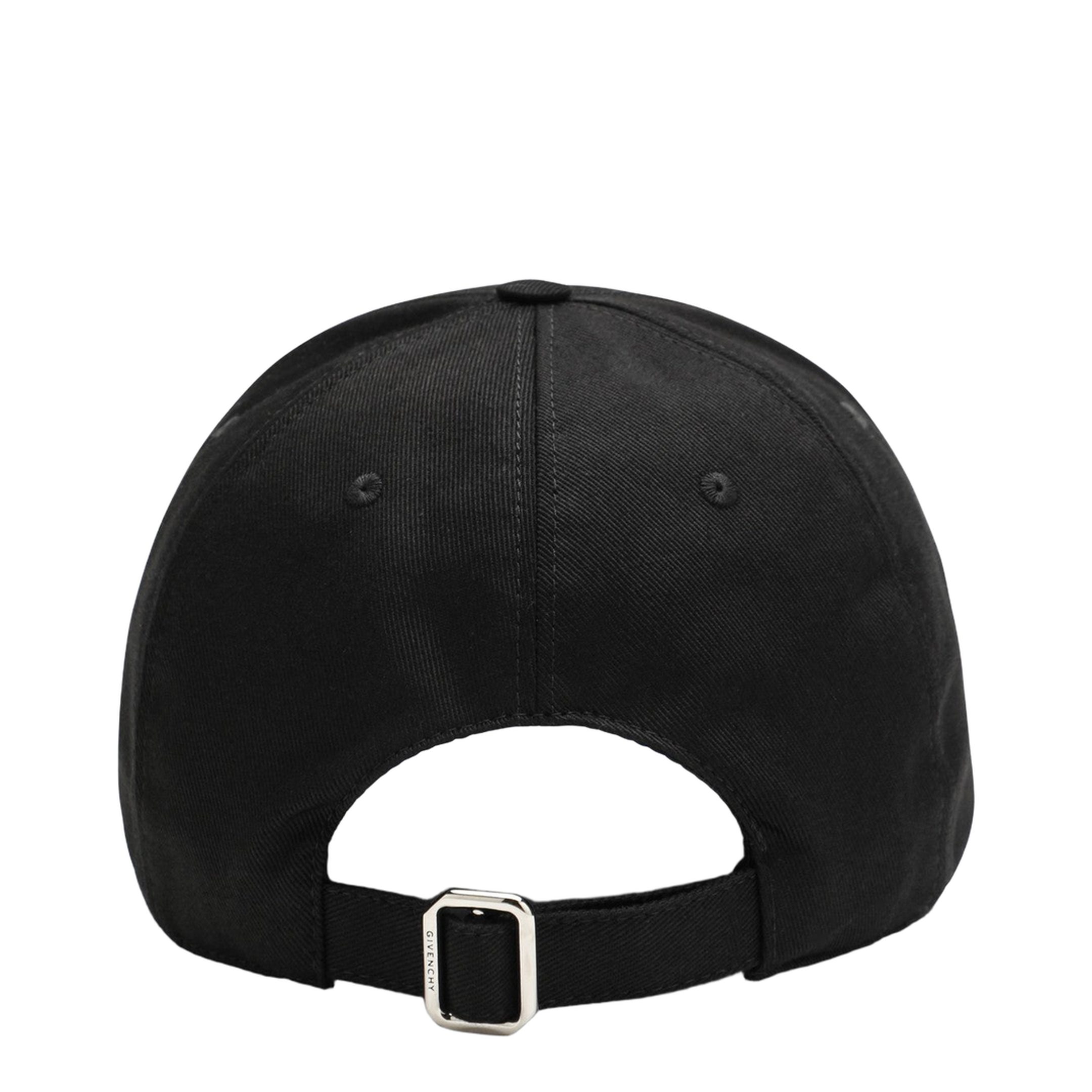 Black Baseball Cap with Logo