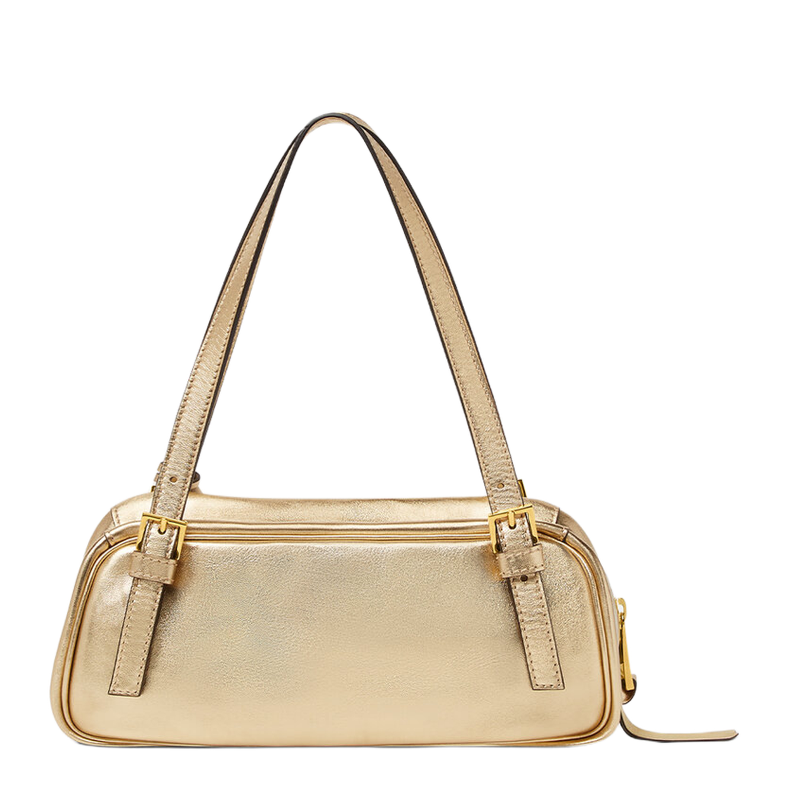 Gold-Tone Metallic Bag