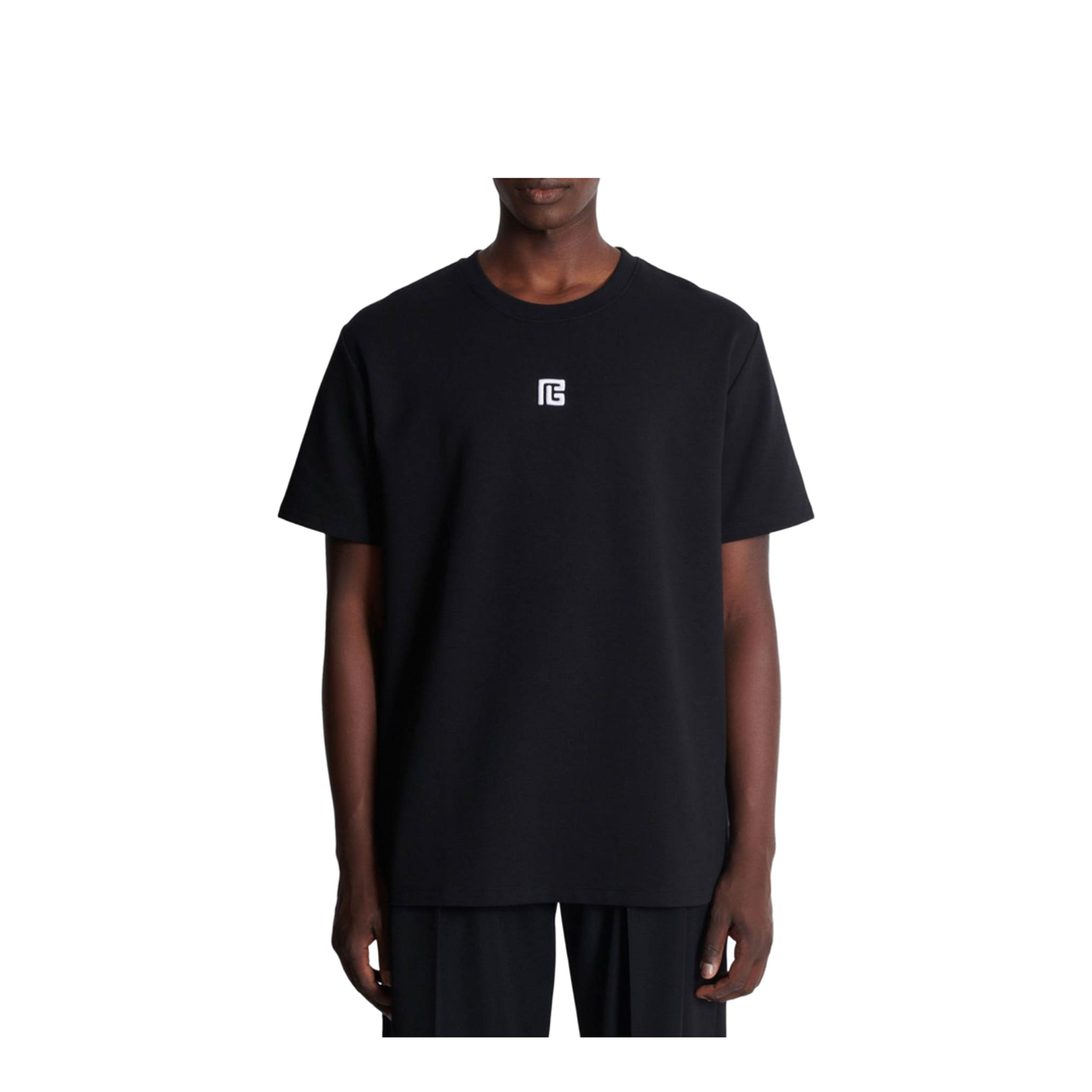 Small Pb Logo T-Shirt - Reg Fit Black/White