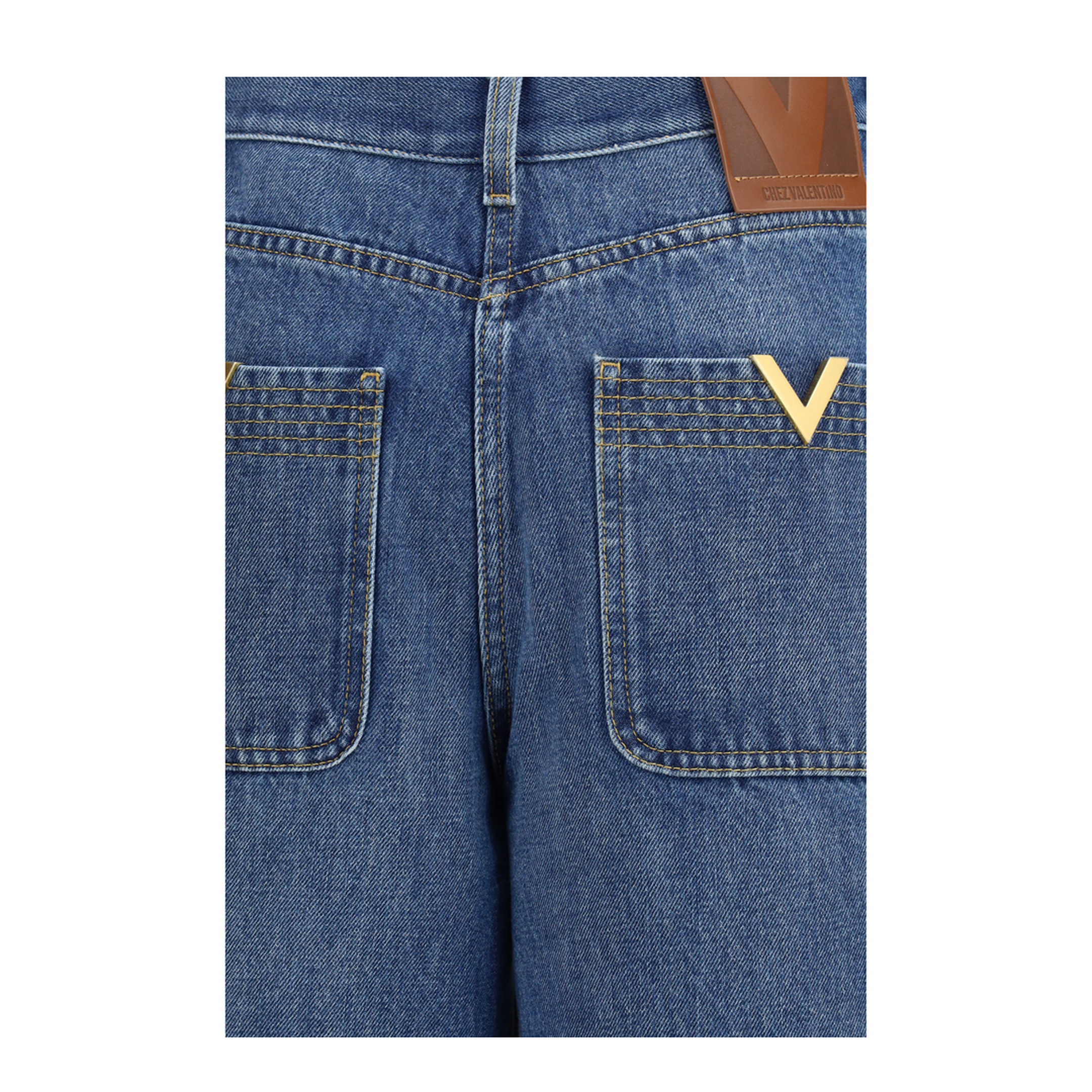 MAYFEYR - Valentino - Logo Detail Jeans - 8B3DD29K9Y8