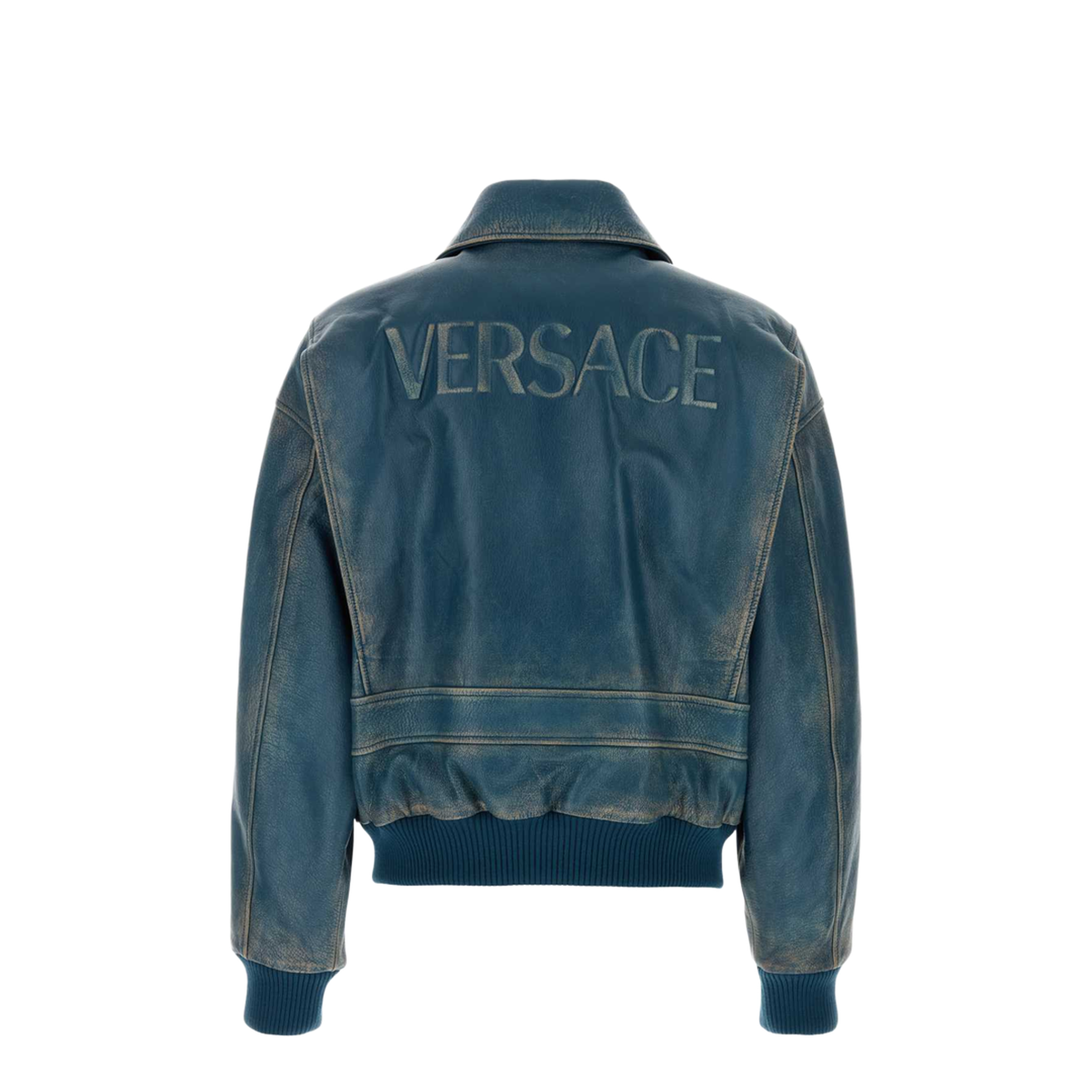 Blouson Leather Distressed Leather