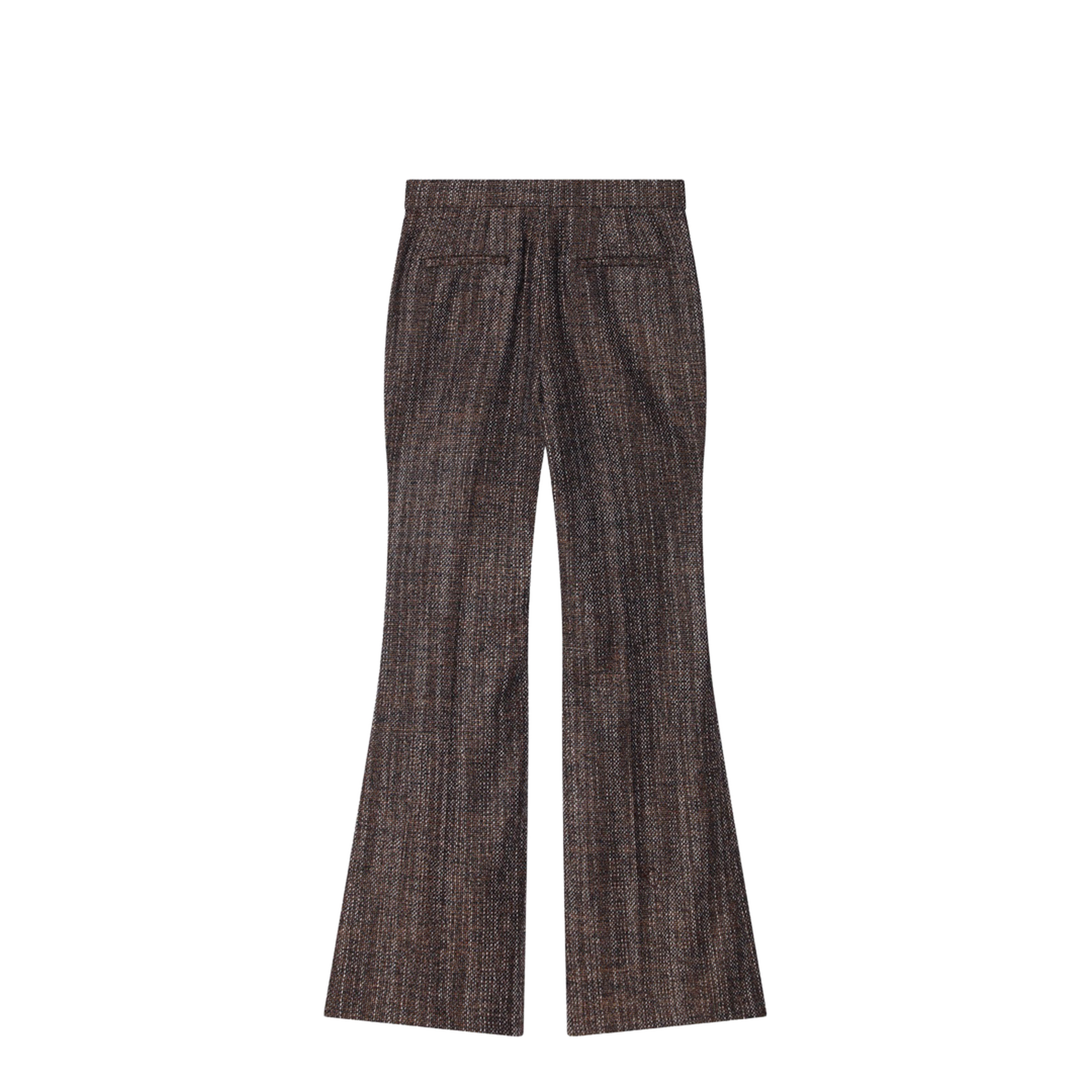 Rust Wool and Alpaca Trousers