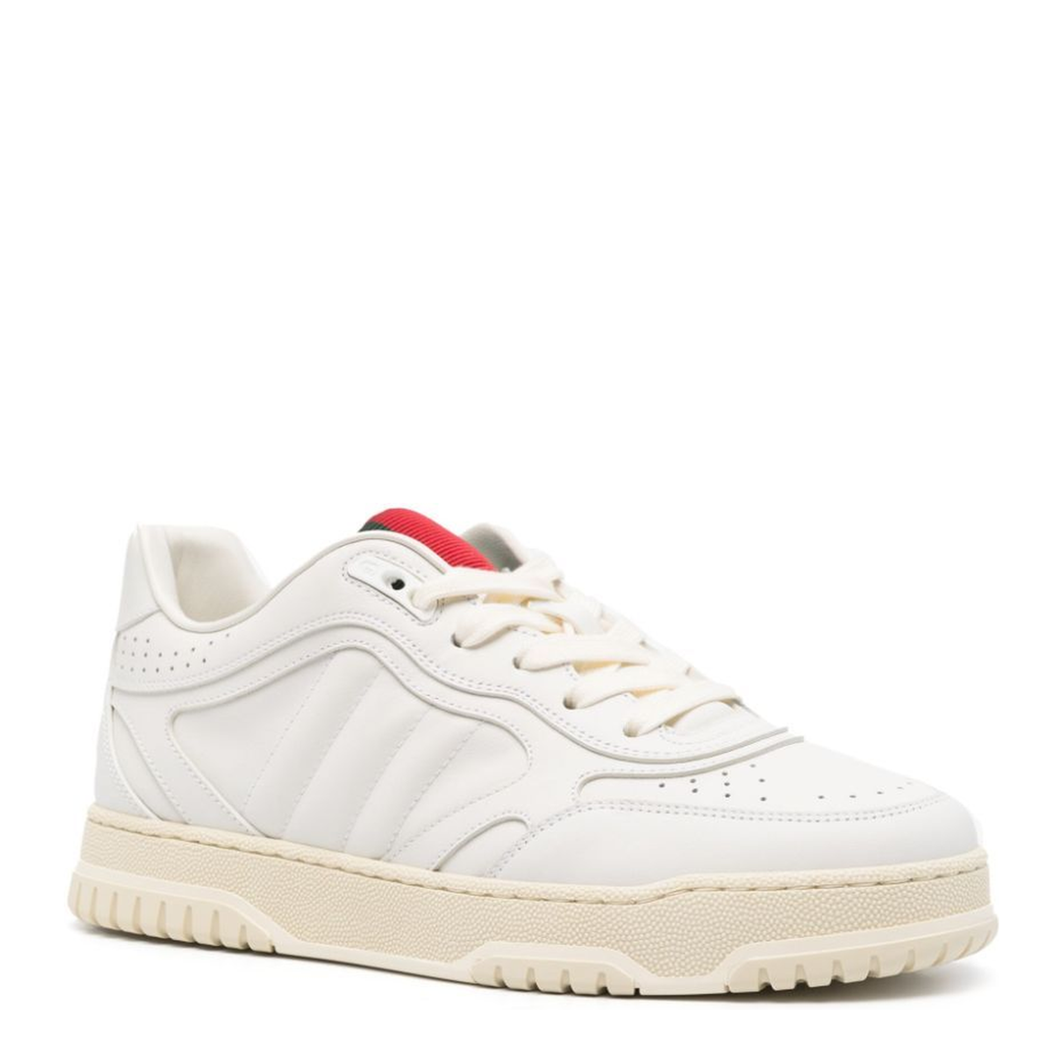 Re-Web Trainer in White Leather