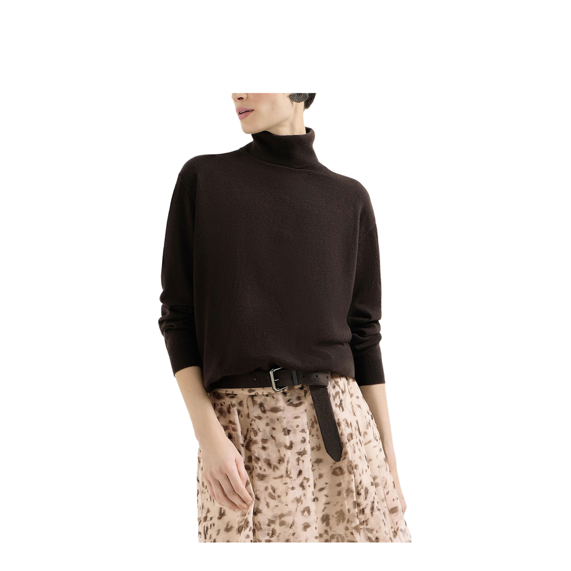 MAYFEYR - Brunello Cucinelli - Cashmere Turtleneck Sweater With Pendant - M12150103