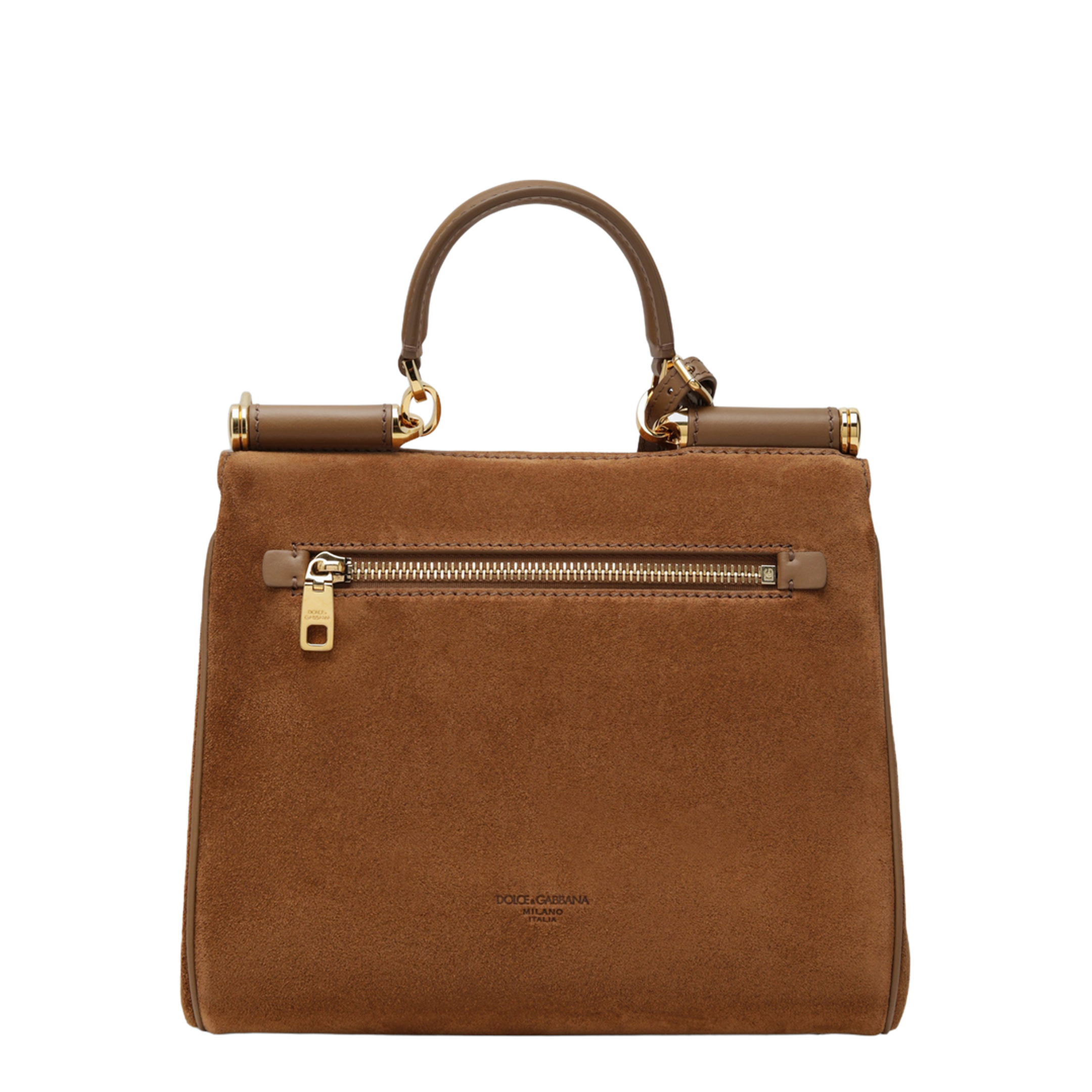 MAYFEYR - Dolce & Gabbana - Small Sicily Bag In Camel Split Leather - BB7781BO9038Y121