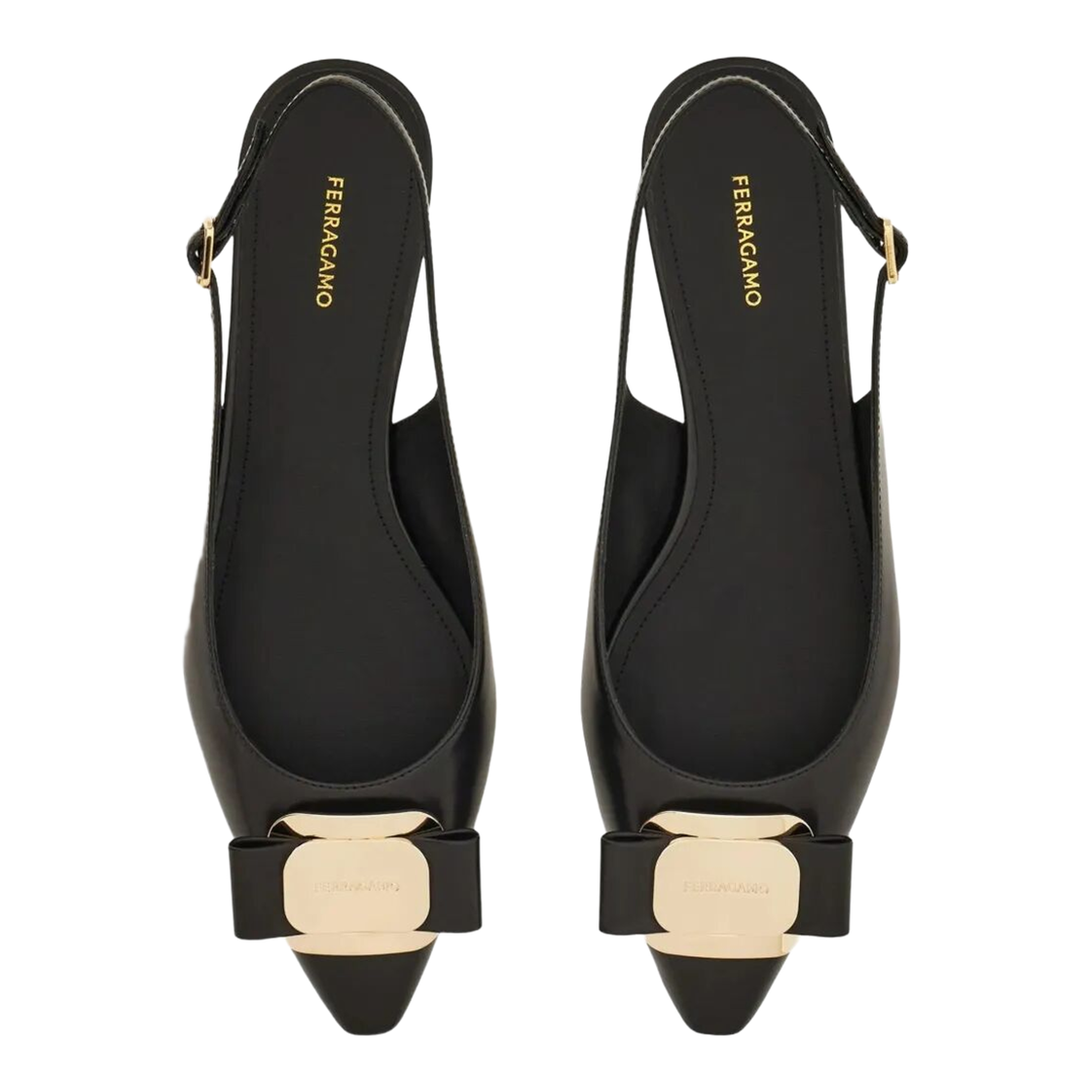 MAYFEYR - Ferragamo - Zelmy Leather Flat Slingback - 01K9140790605