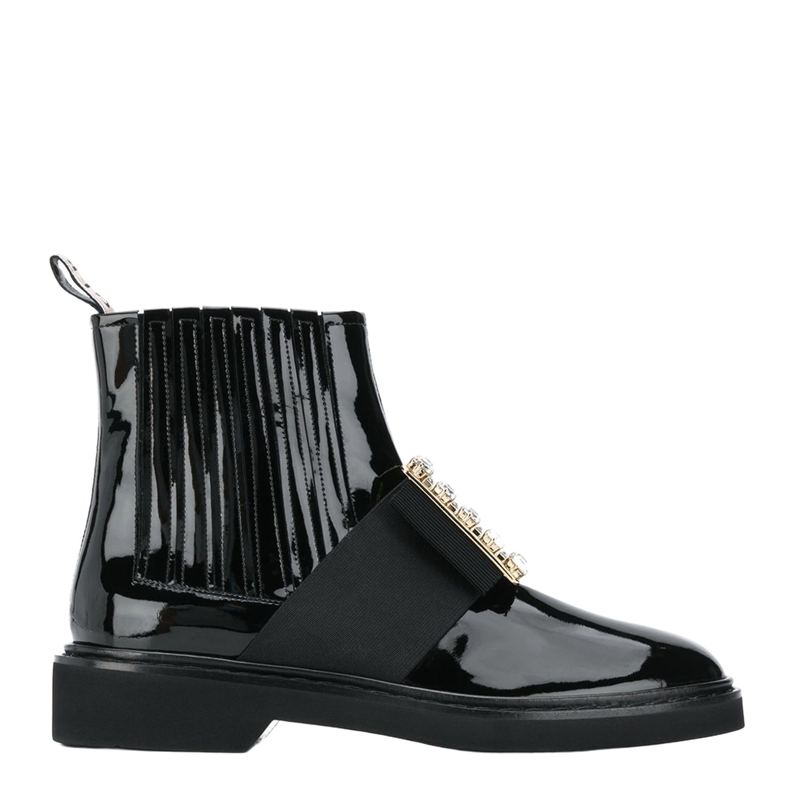 Chelsea Booties in Patent Leather