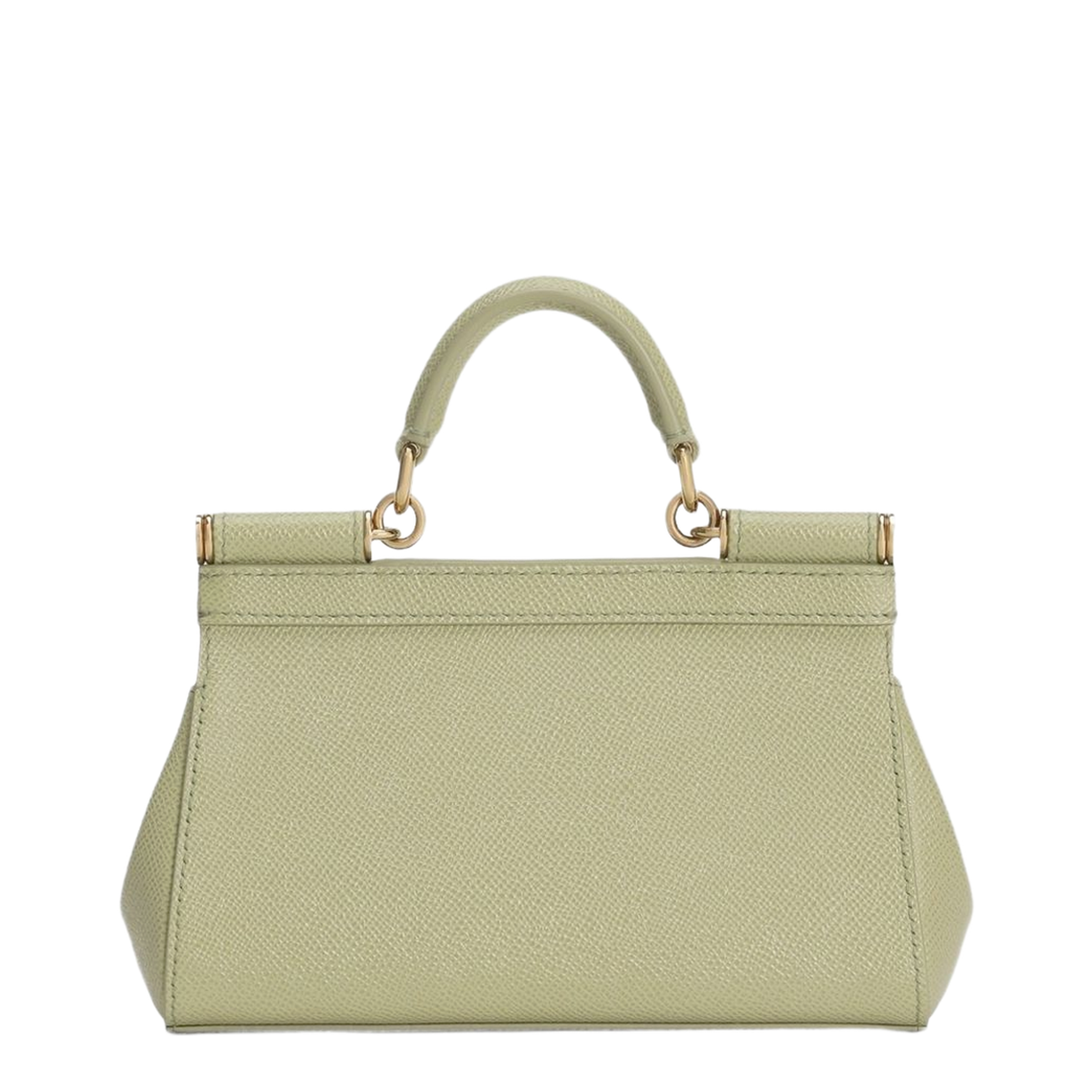 Sicily Small Top Handle Bag In Sage Green