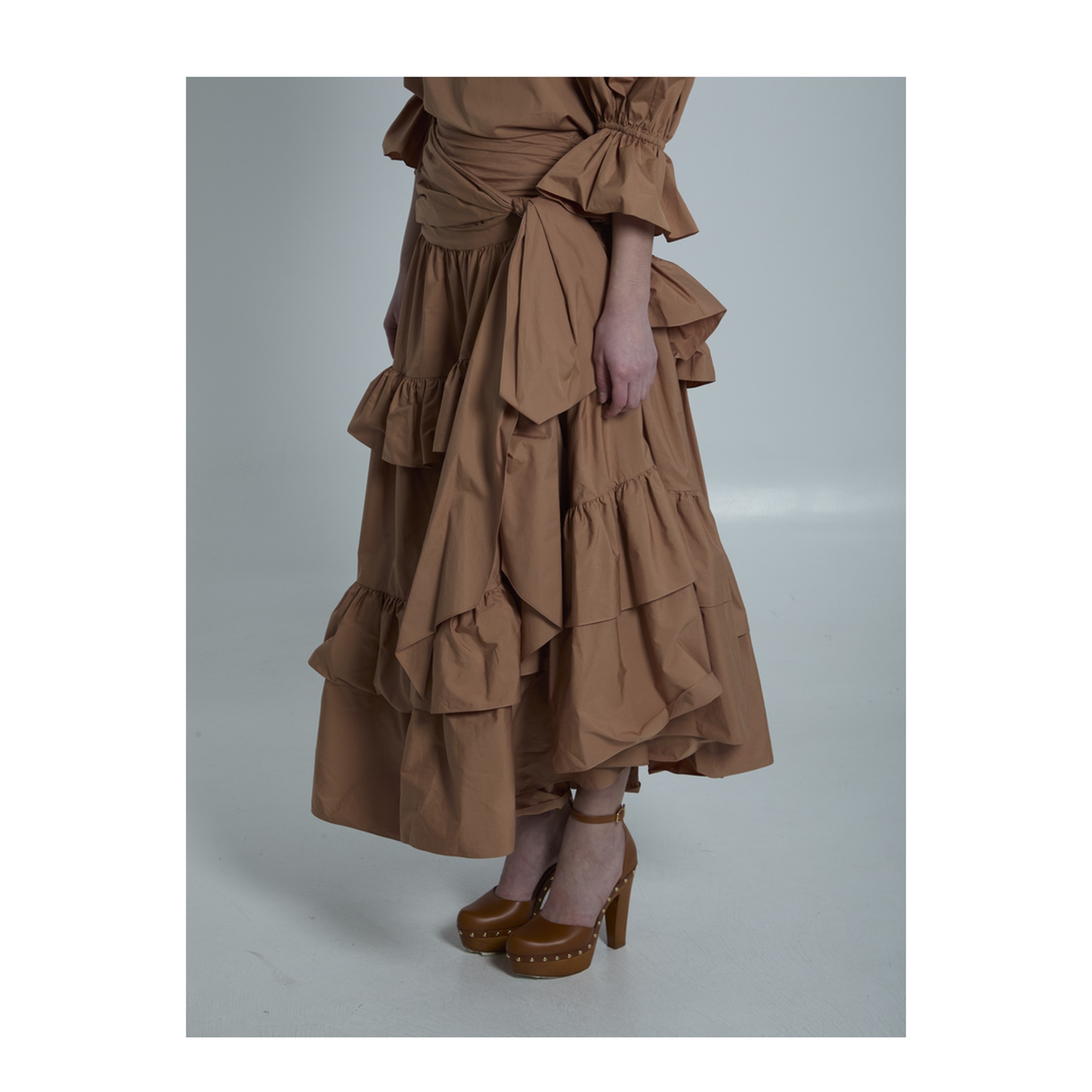 Maxi Skirt with Ruffles