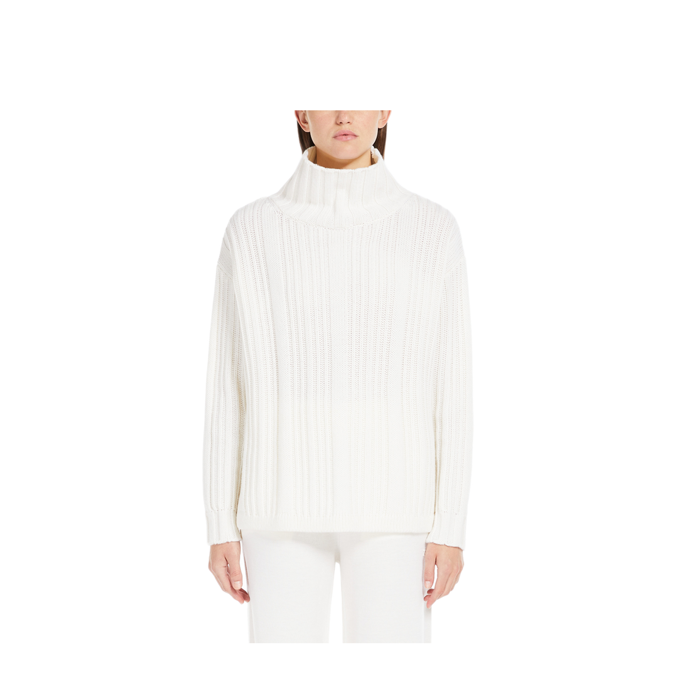 MAYFEYR - Max Mara - Wool And Cashmere Polo-Neck Jumper - 2421366012650VITALBA001
