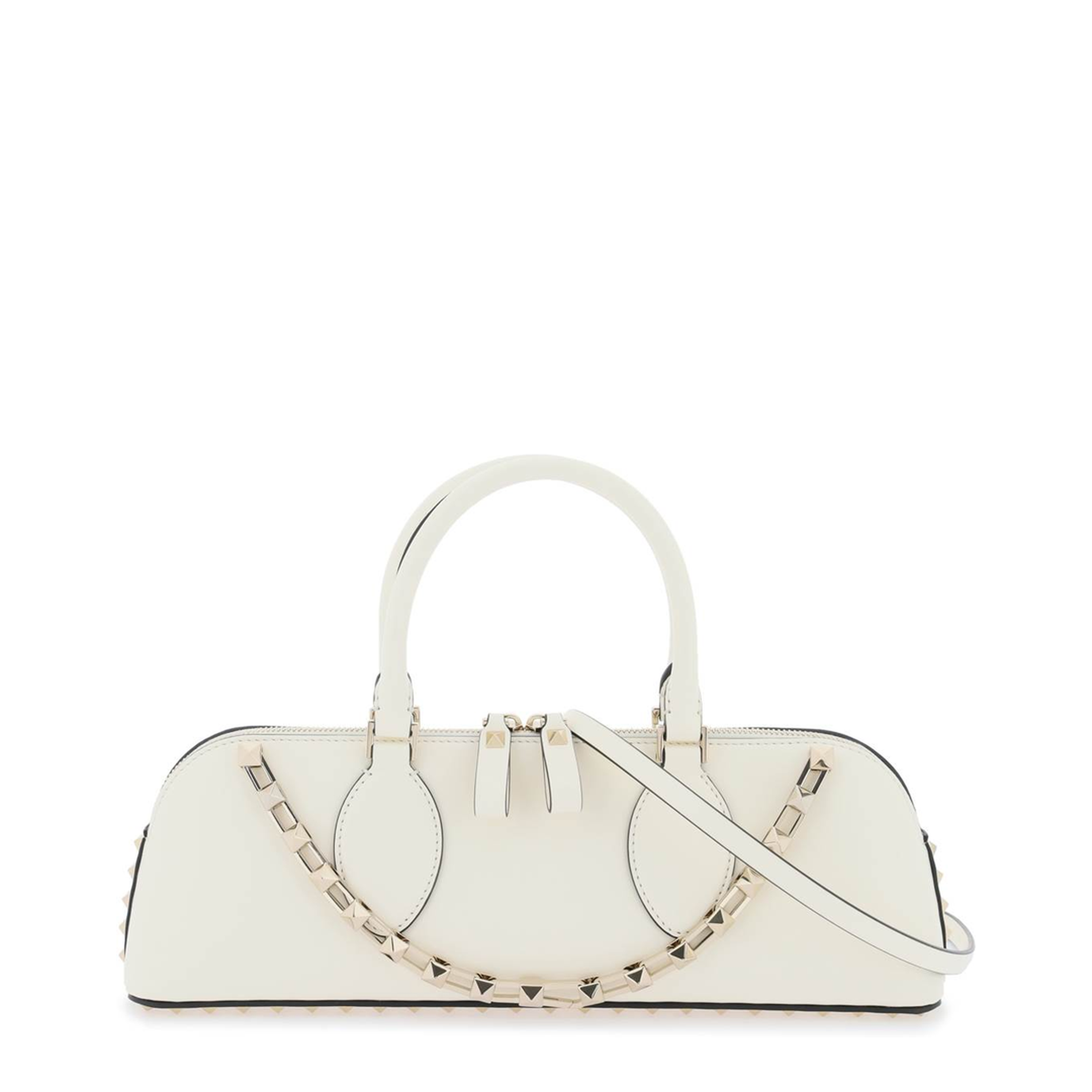 Rockstud East-West Handbag