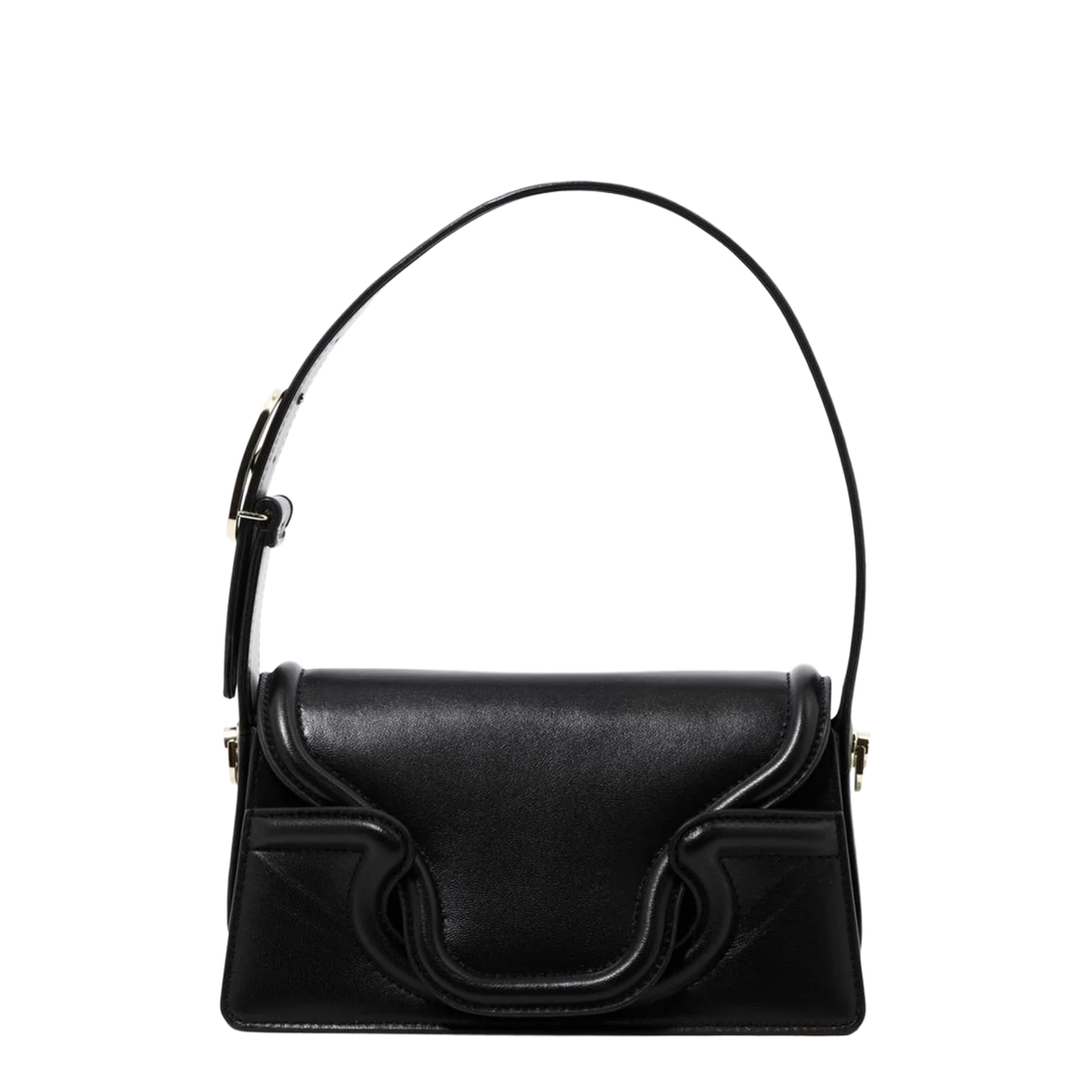 Black Leather Shoulder Bag