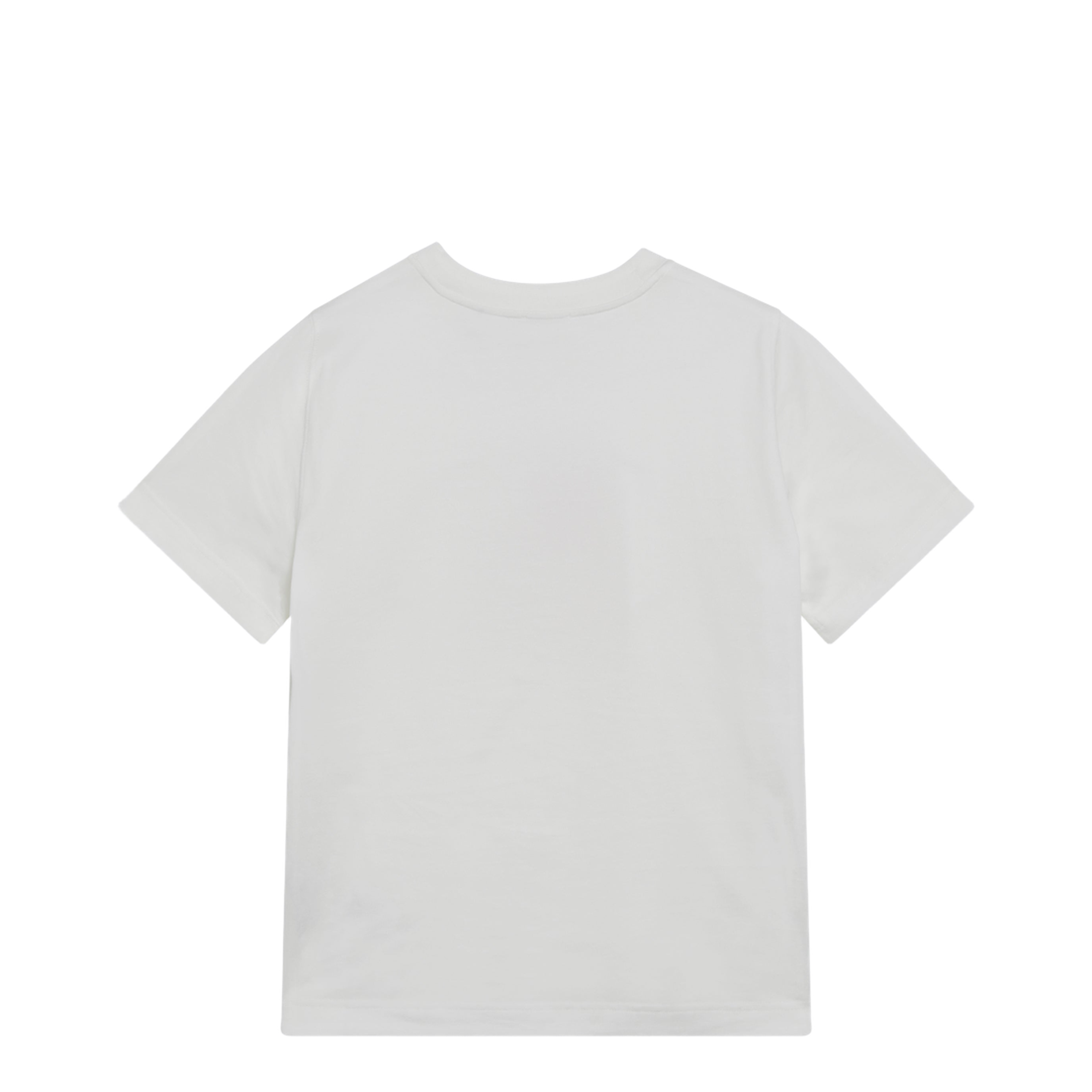 White T-shirt with Knight Stamp