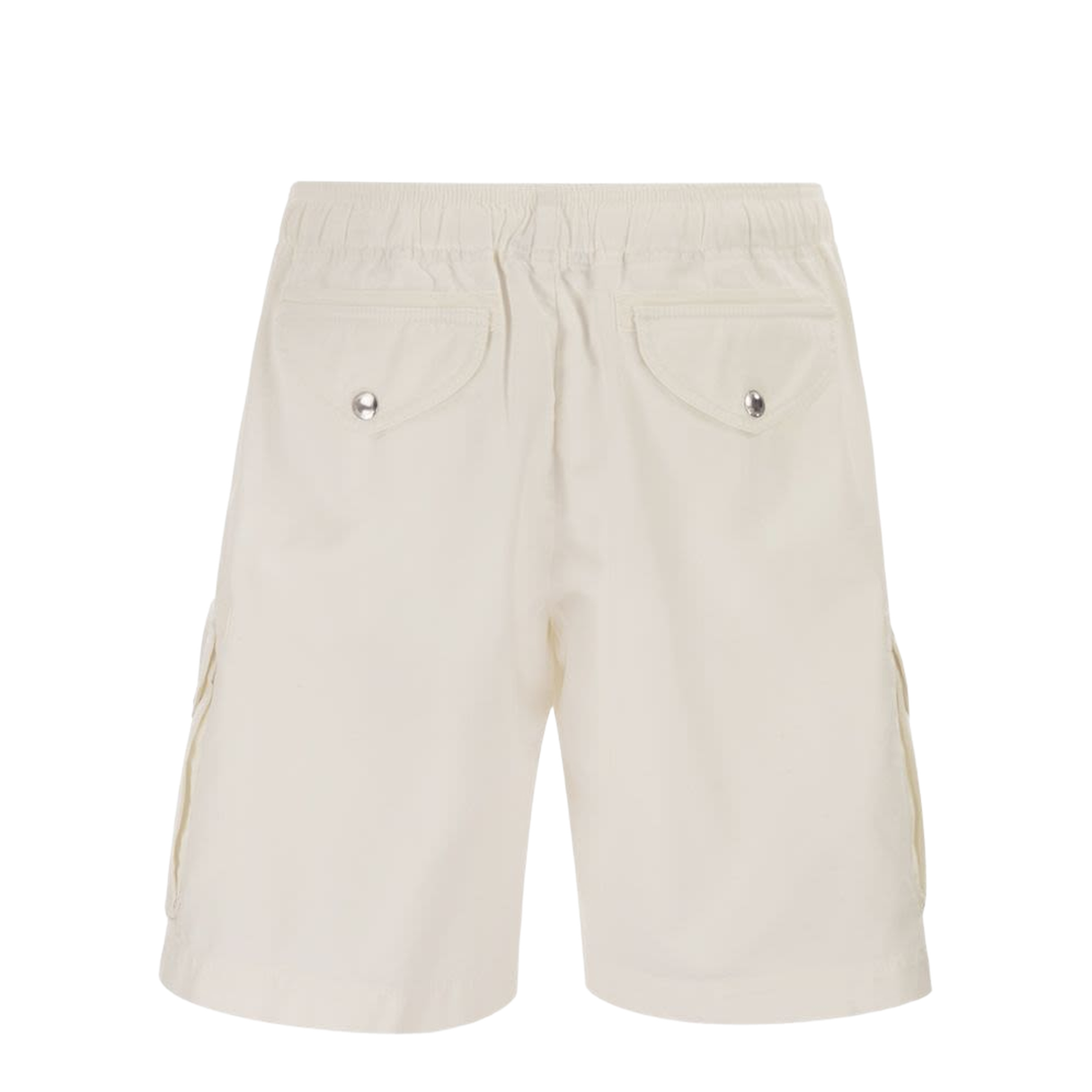 Drawstring Cotton Cargo Shorts