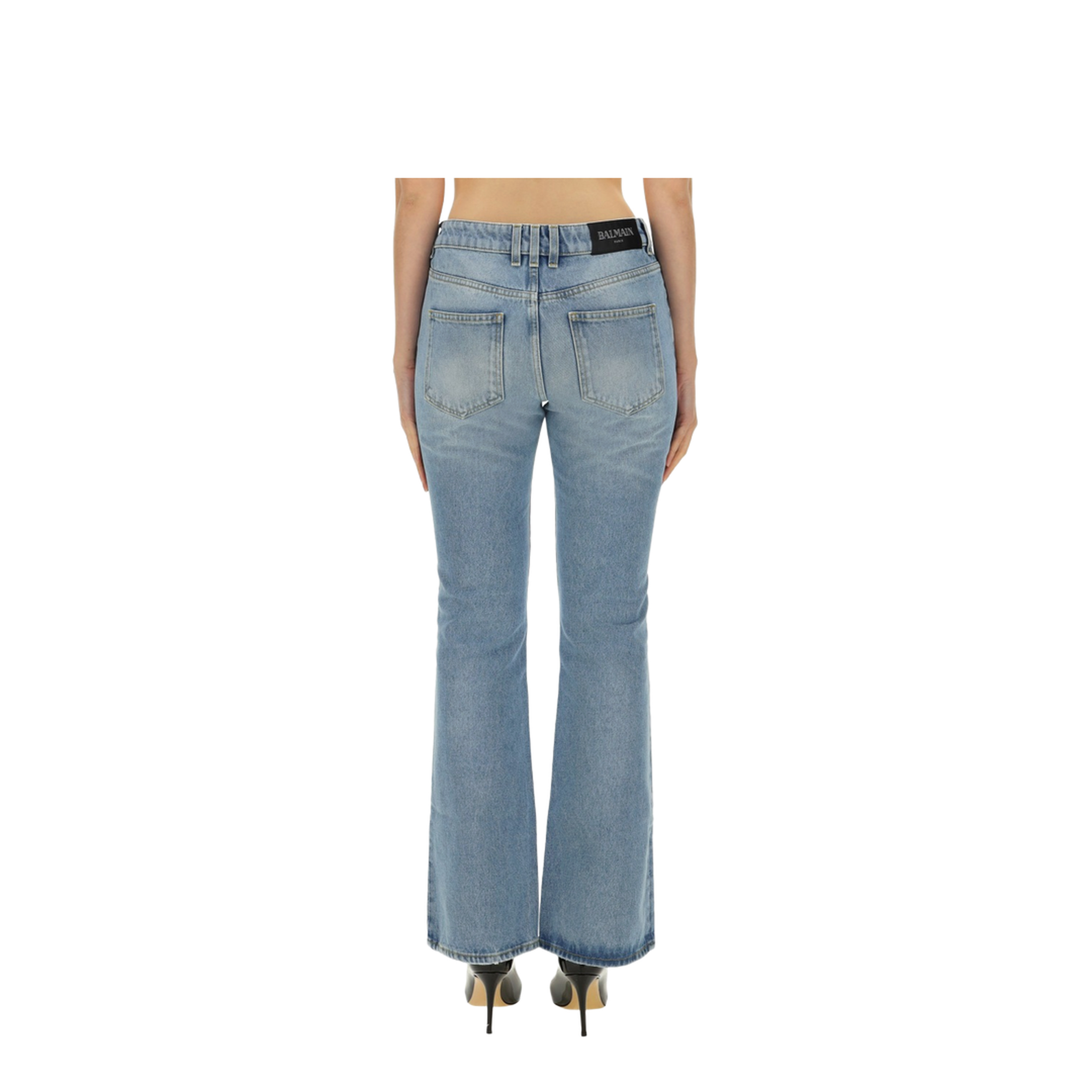 Light Blue Cotton Jeans