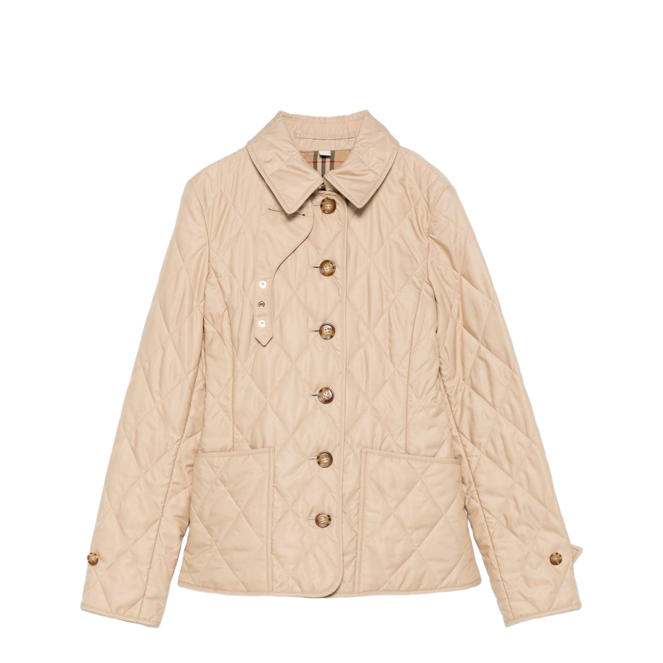 Fernleigh Quilted Jacket With Check Lining