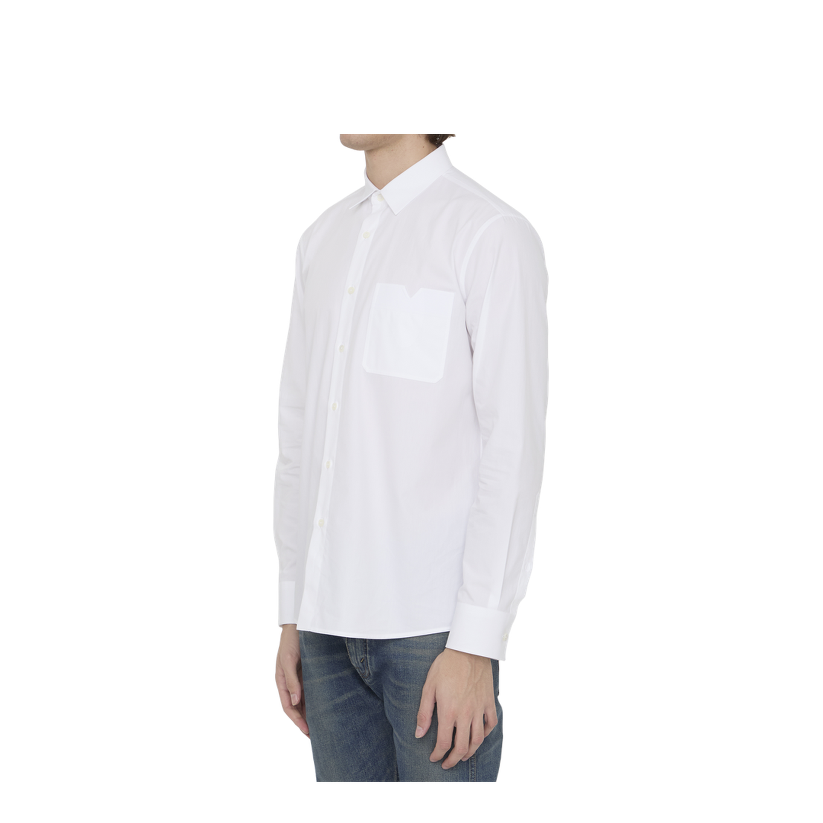 White Poplin Shirt