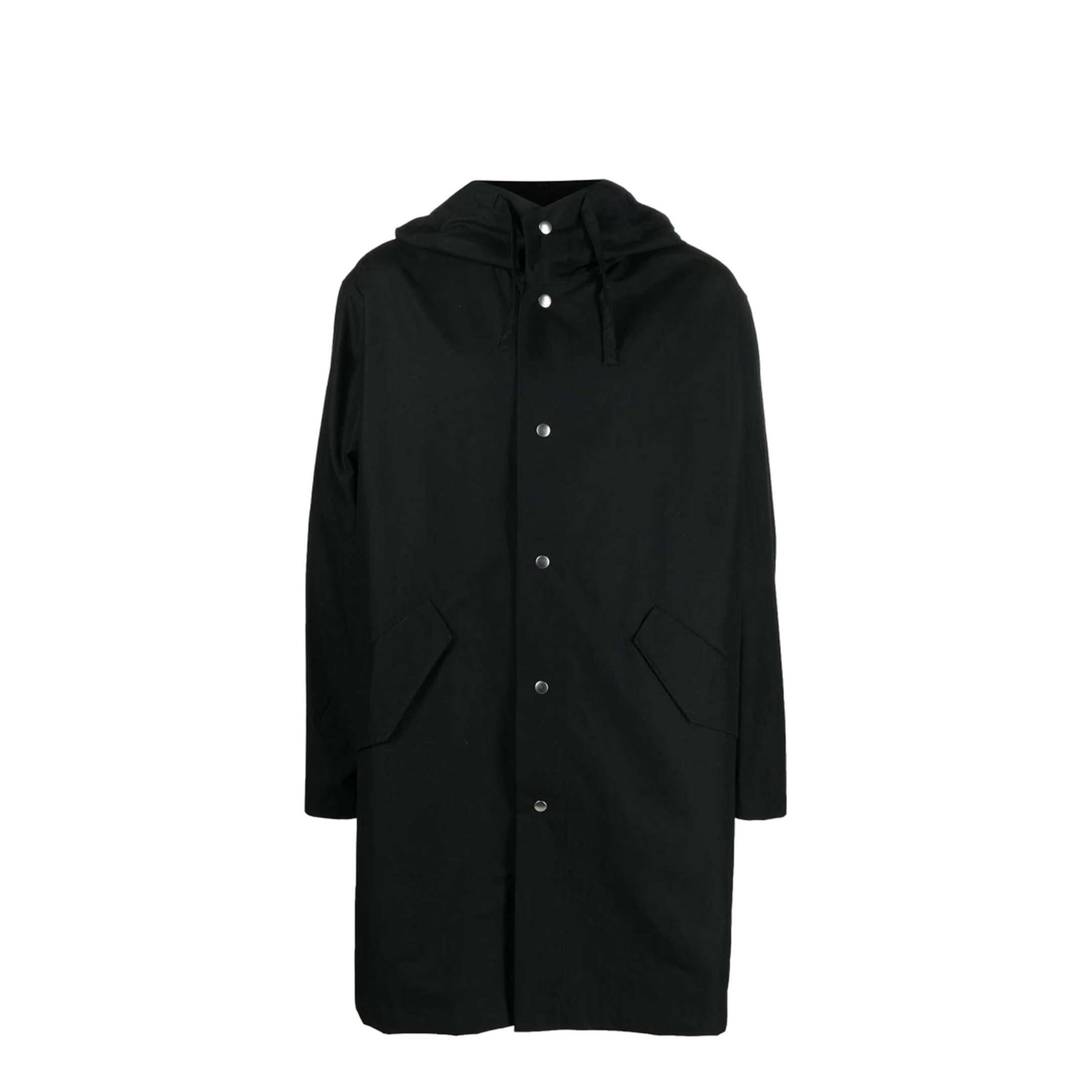 Rear Logo Parka - Black