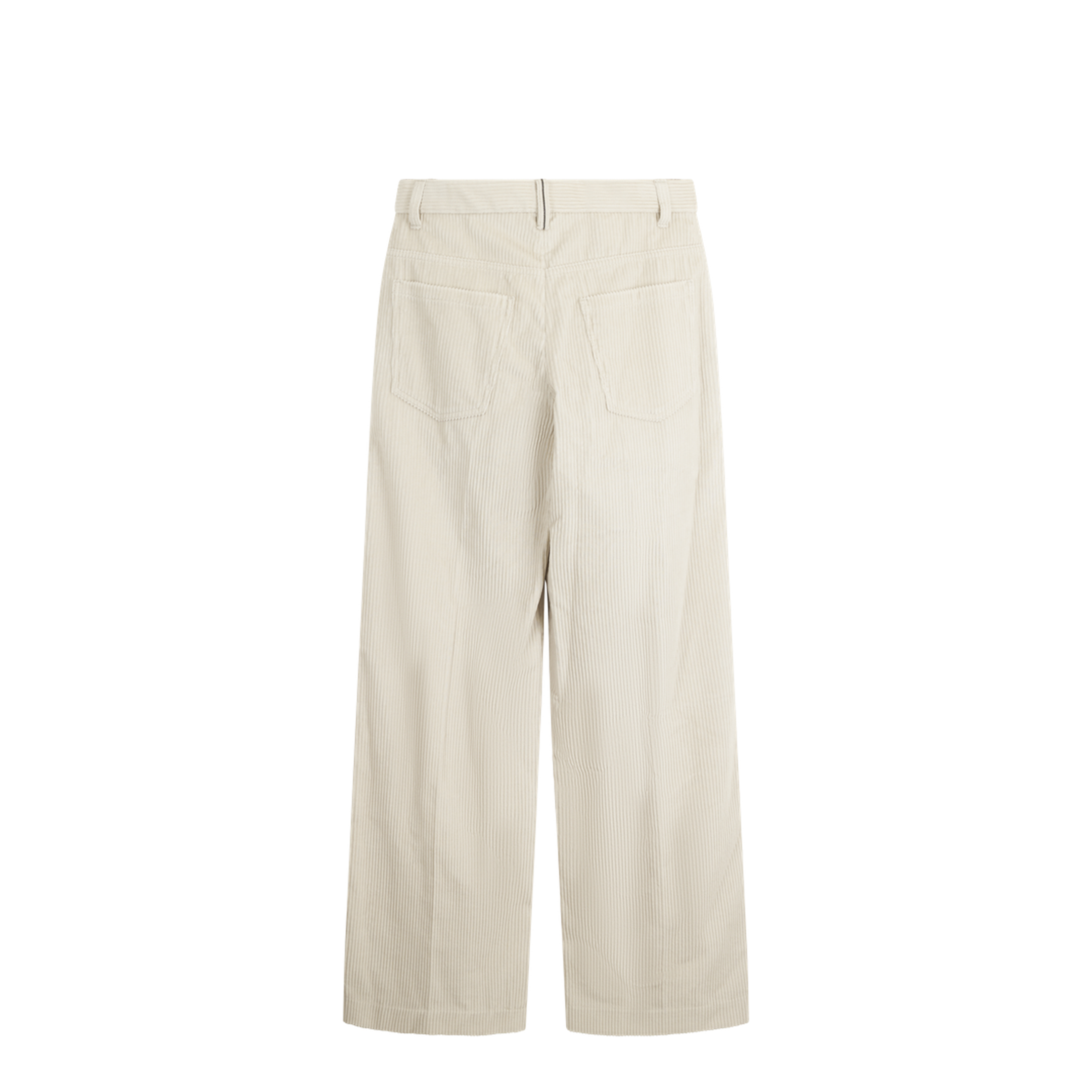 Fluid Corduroy Sartorial Track Trousers with Jewellery