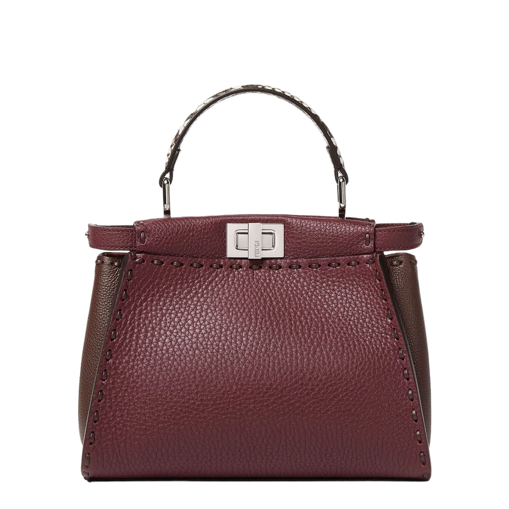 Peekaboo Mini Cuoio Romano Leather Multicolor