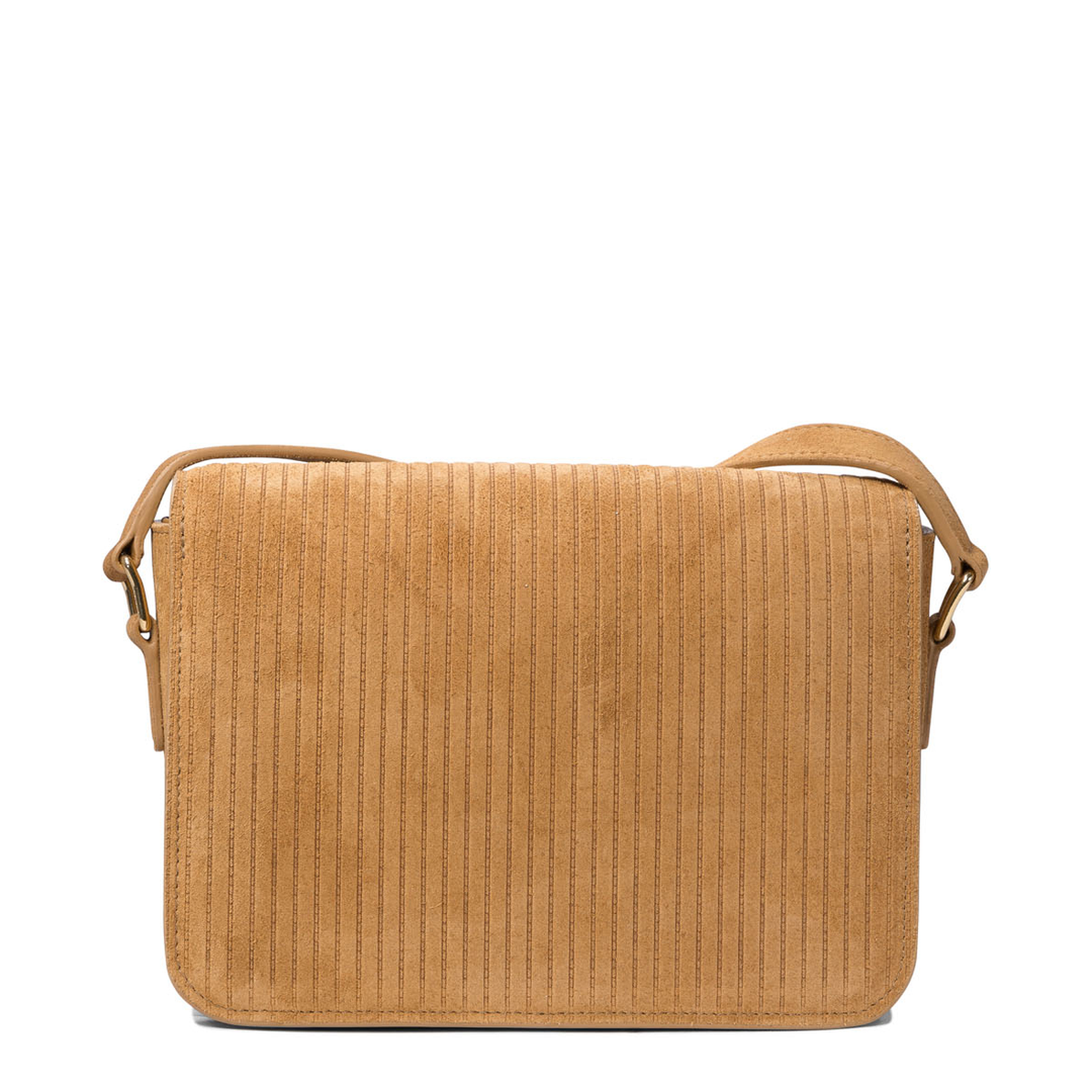 Teen Triomphe Bag in Striped Suede Calfskin