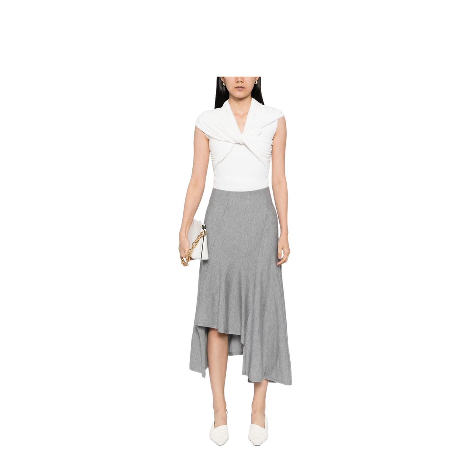 Wool Midi Skirt
