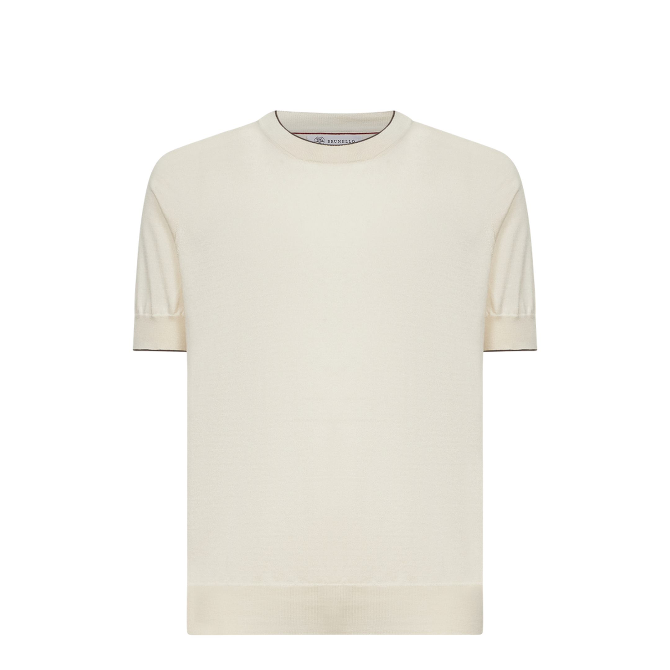 Ribbed Short-Sleeves T-Shirt