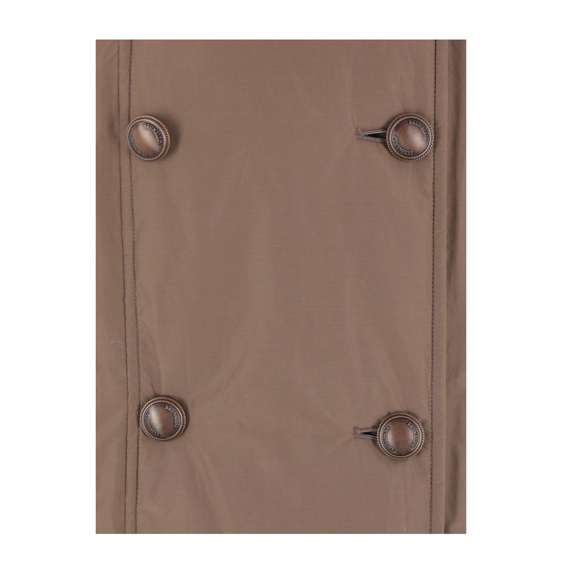 Brown Double-Breasted Coat