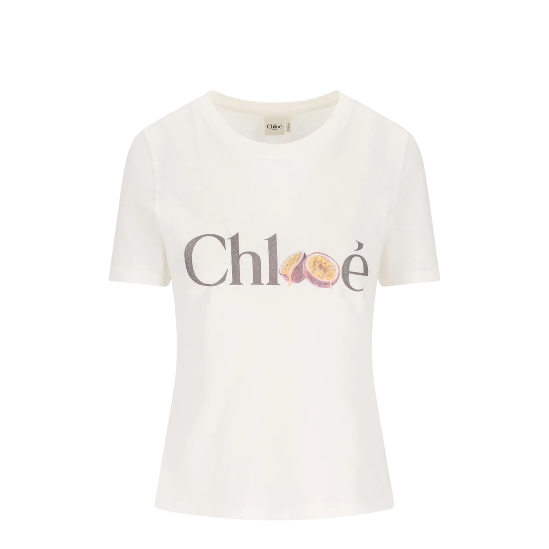 MAYFEYR - Chloè - Passion Fruit Print Baby Fit Cotton Jersey T-Shirt - CH26SJH08197