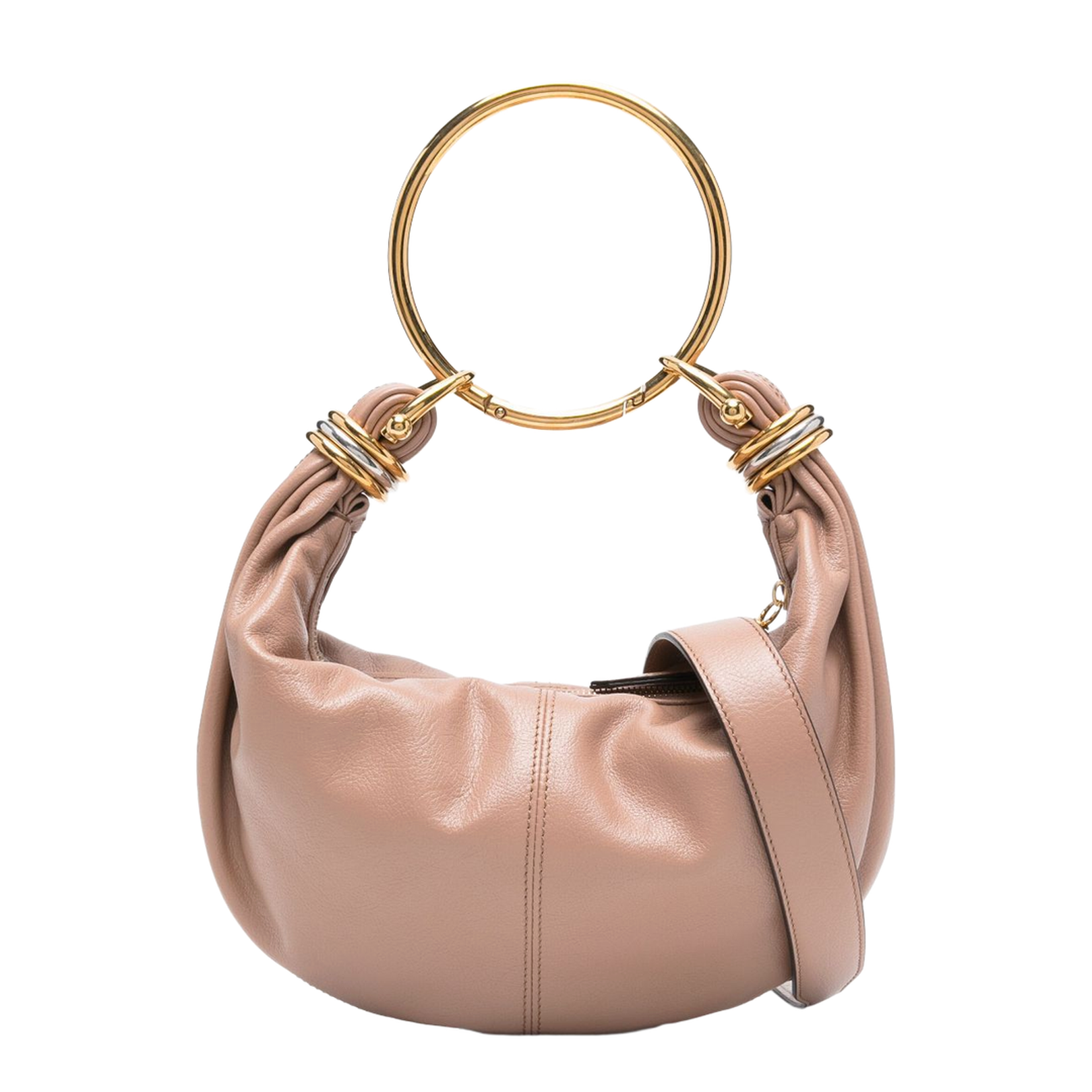 Luxurious Calfskin Handbag in Lilac