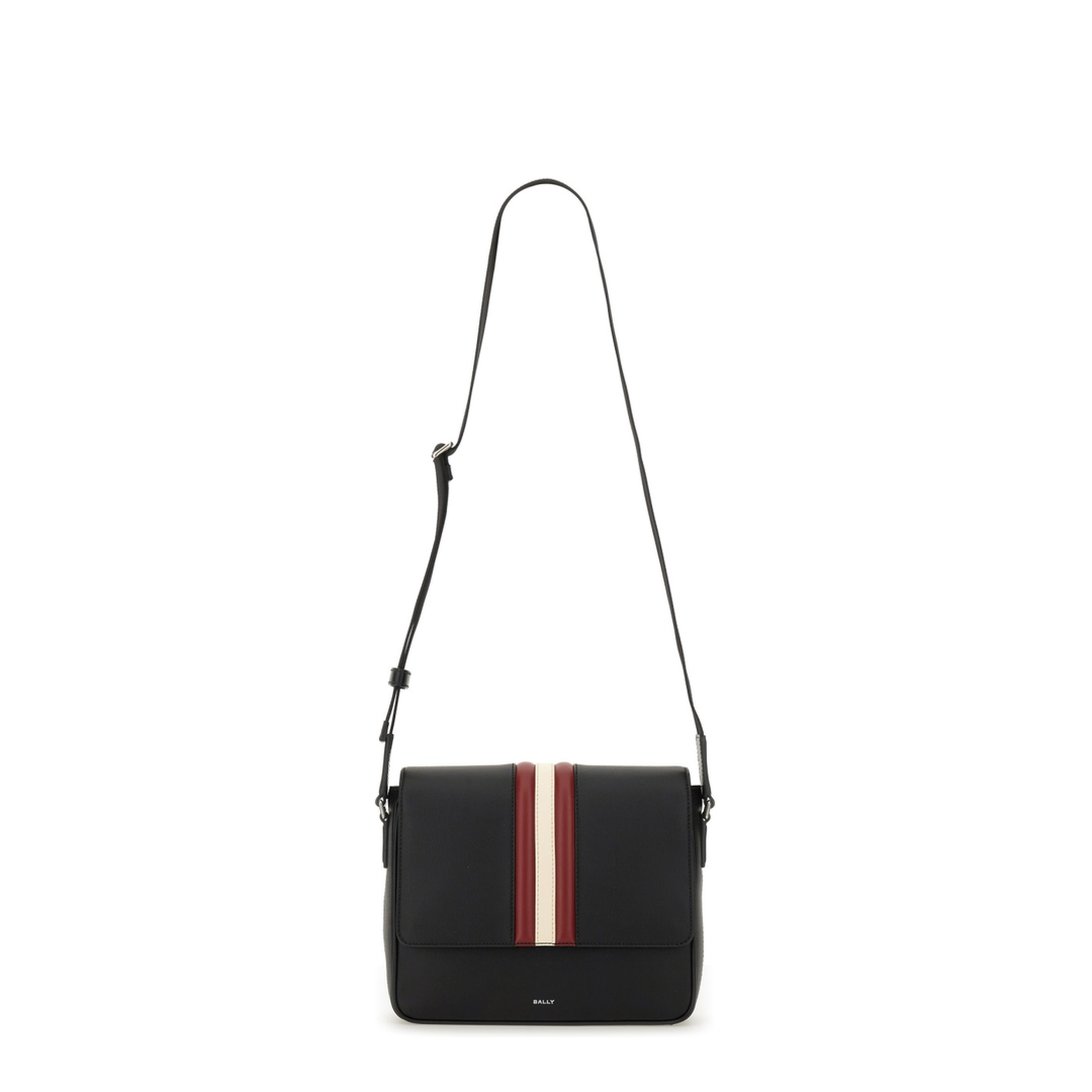 Mythos Crossbody Bag in Black Recycled Leather