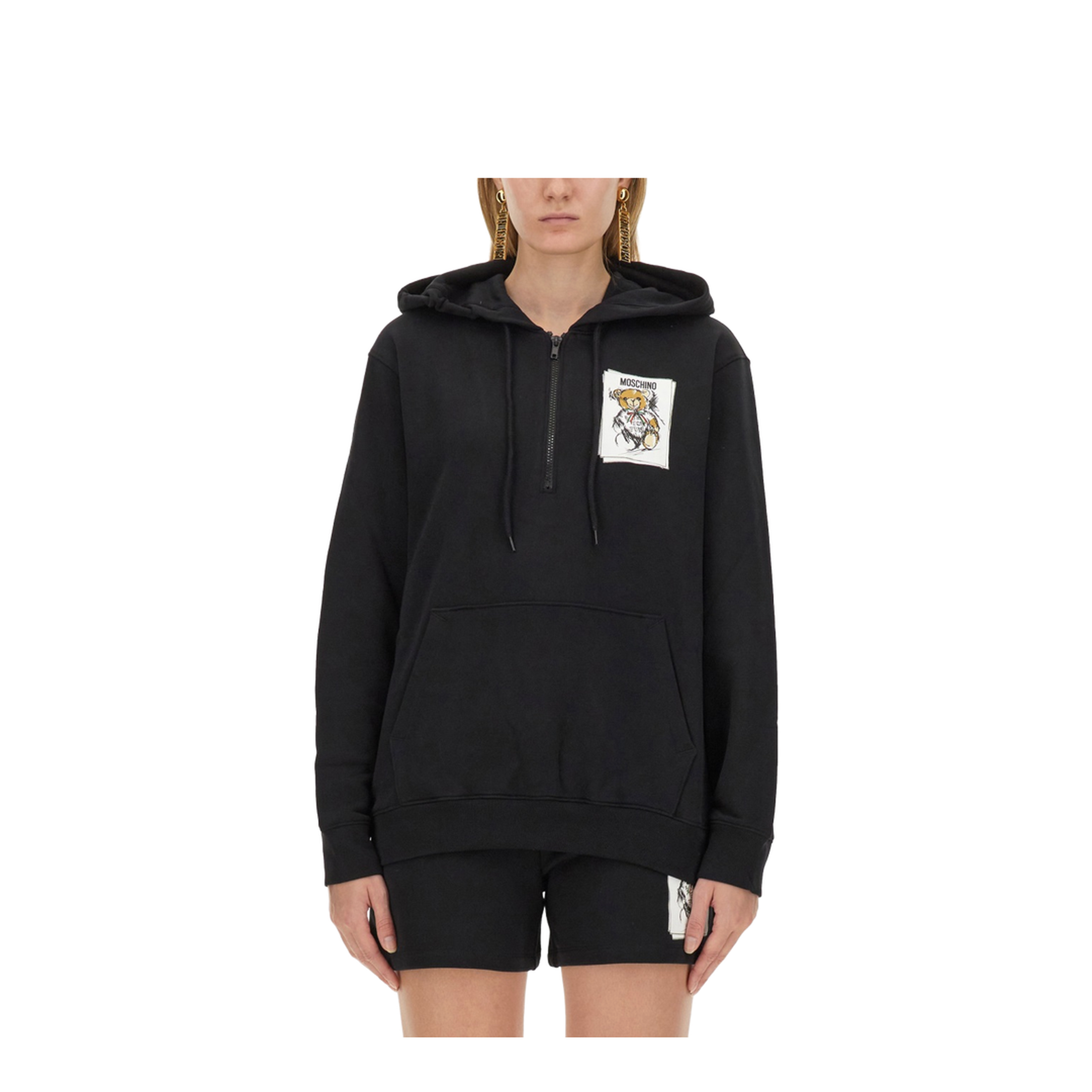 Sweatshirt with Logo Print