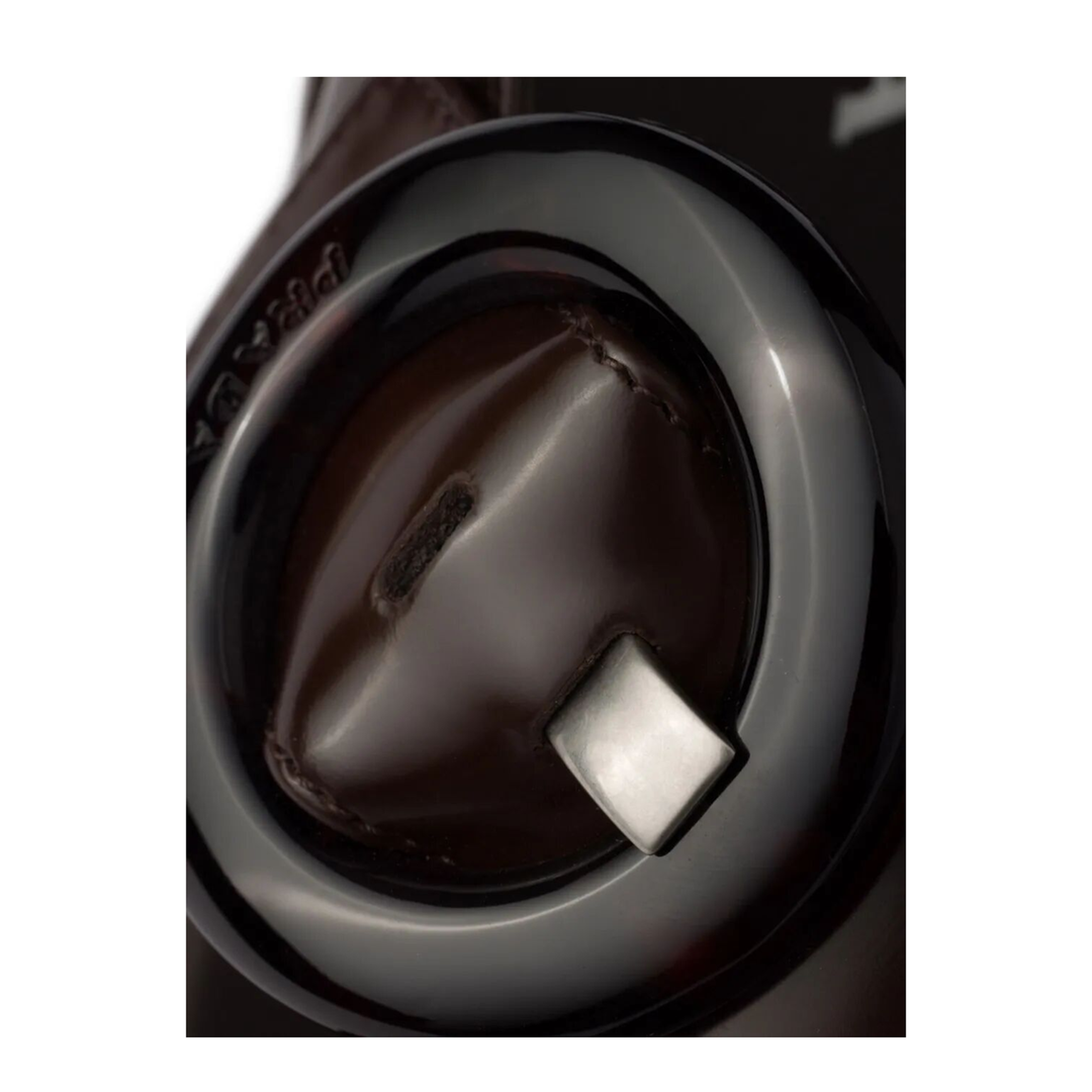 MAYFEYR - Prada - Brushed Leather Crisscross Band Sandals With Plexiglas Buckle - 1X962NF035P39