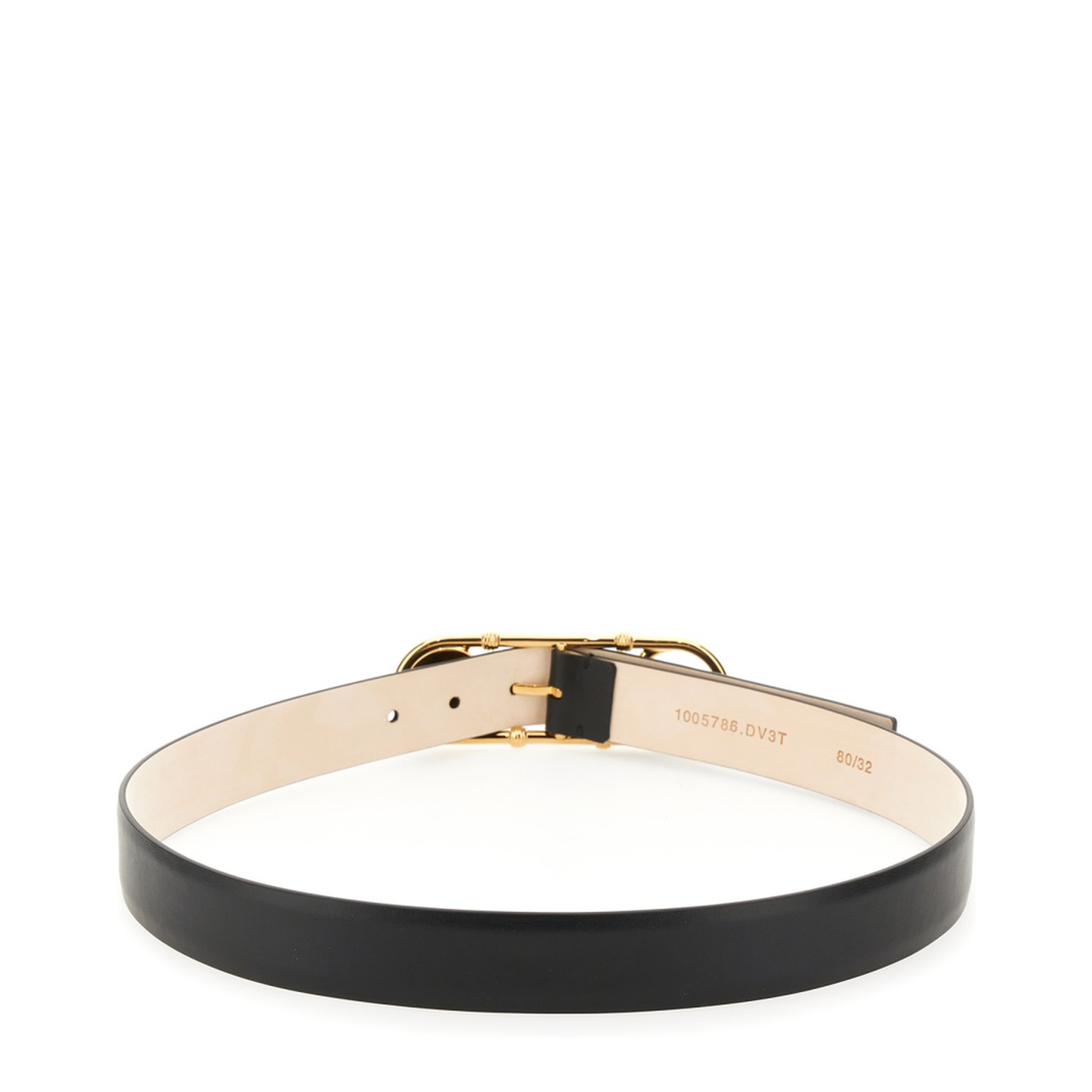 Leather Belt with Buckle