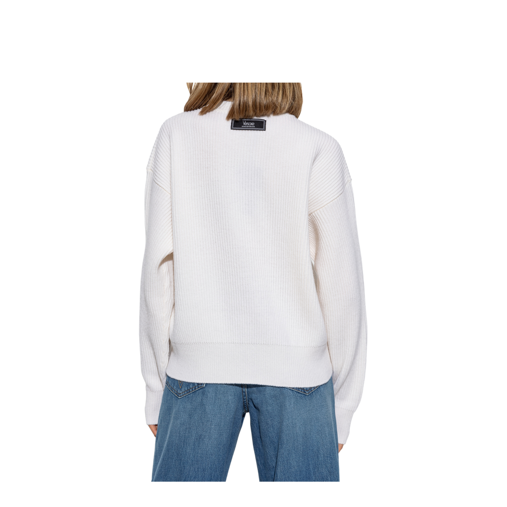 Sweater with Embroidered Logo