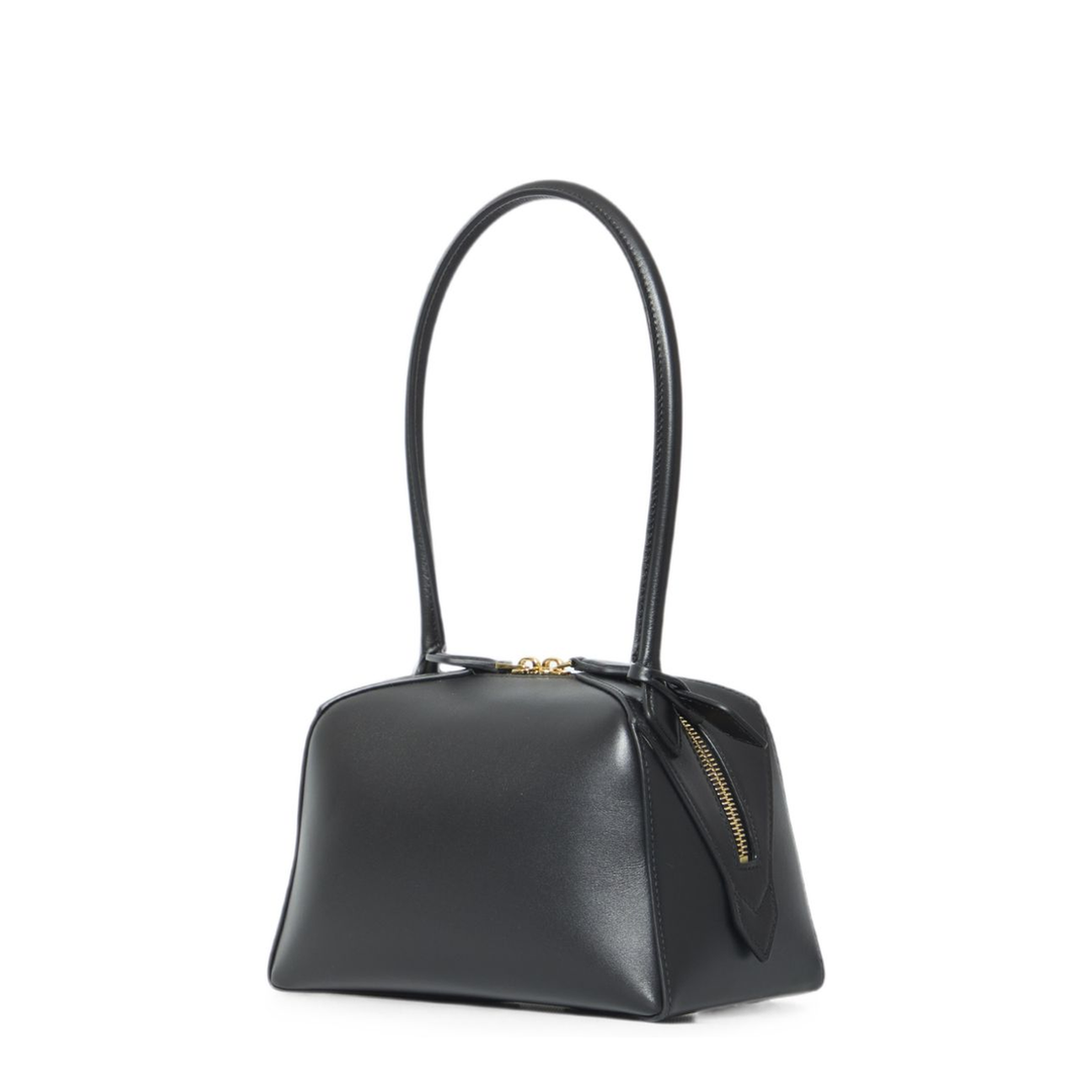 Hip Small Calfskin Bucket Bag - Noir