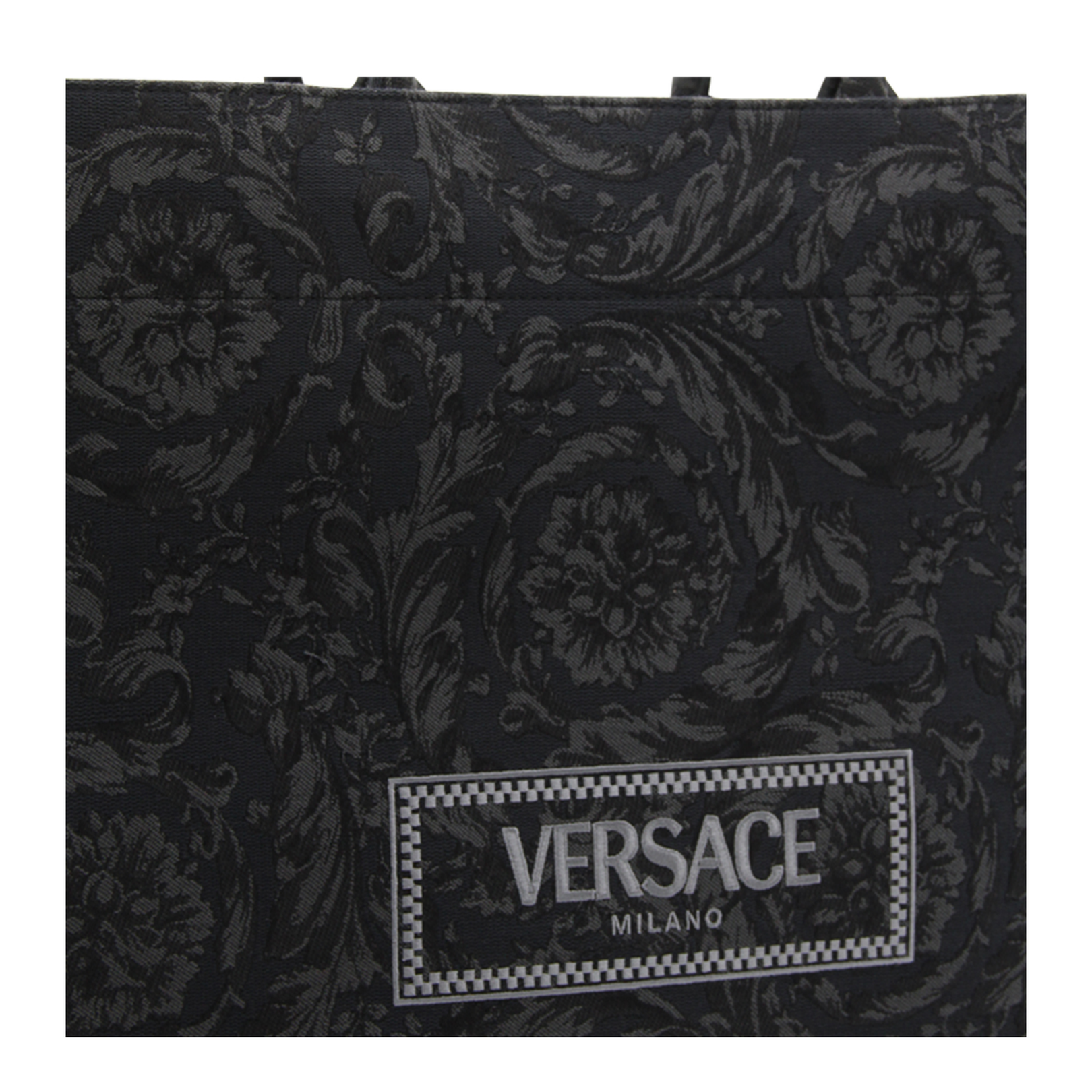 Embroidered Fabric Big Athena Shopping Bag