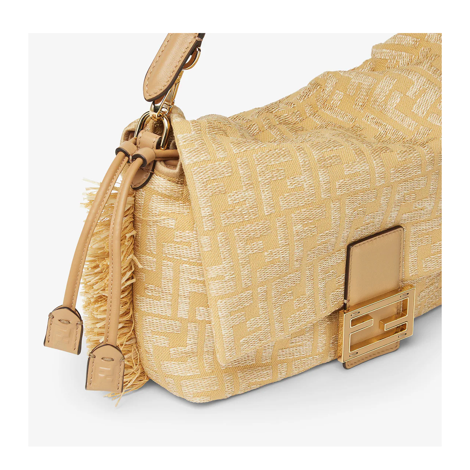 Baguette Medium Canvas Hobo Bags - Pastel Yellow