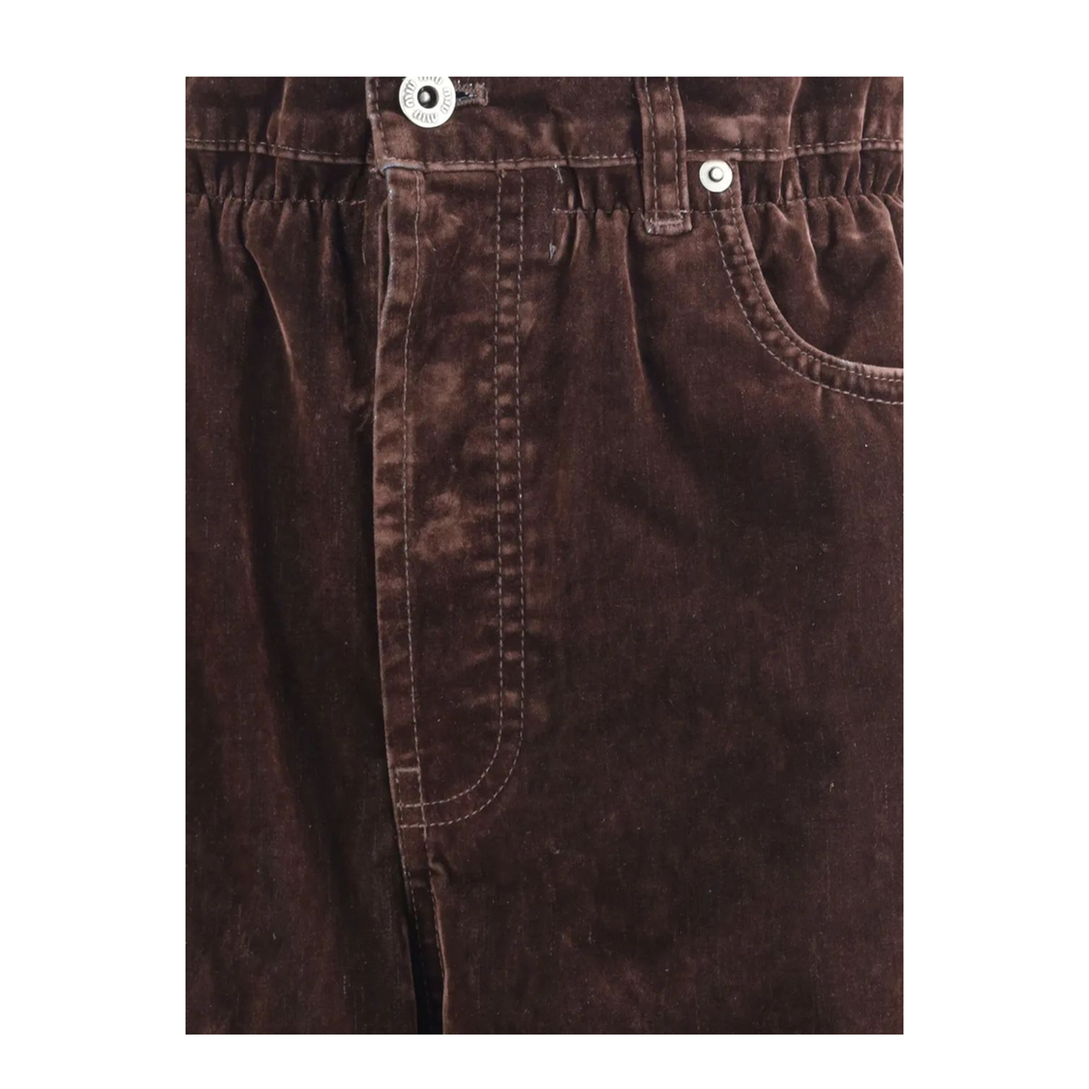 MAYFEYR - Miu Miu - Velvet Chambray Pants - MP1725SOOO157YF0027