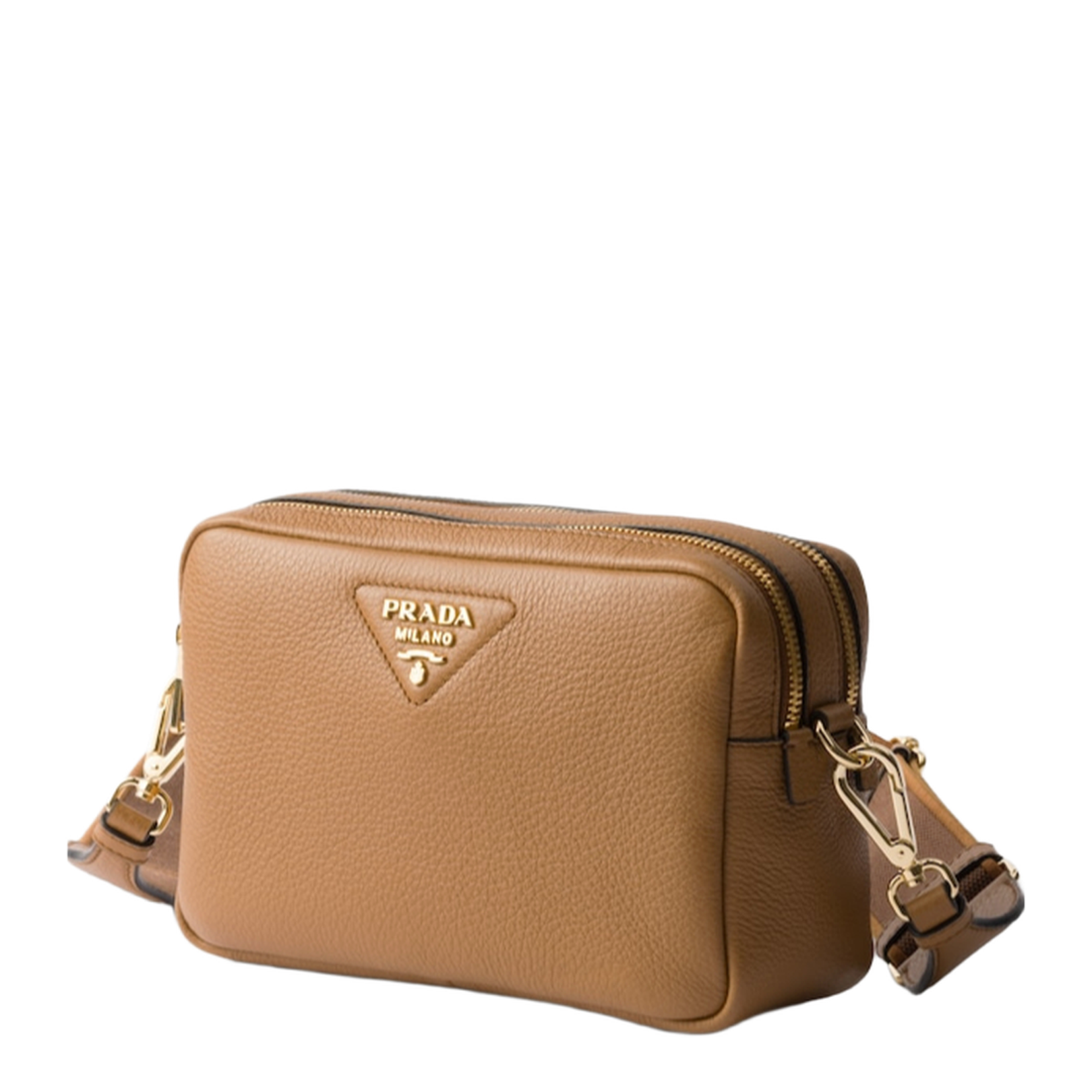 Medium Crossbody Bag in Deer-Embossed Leather