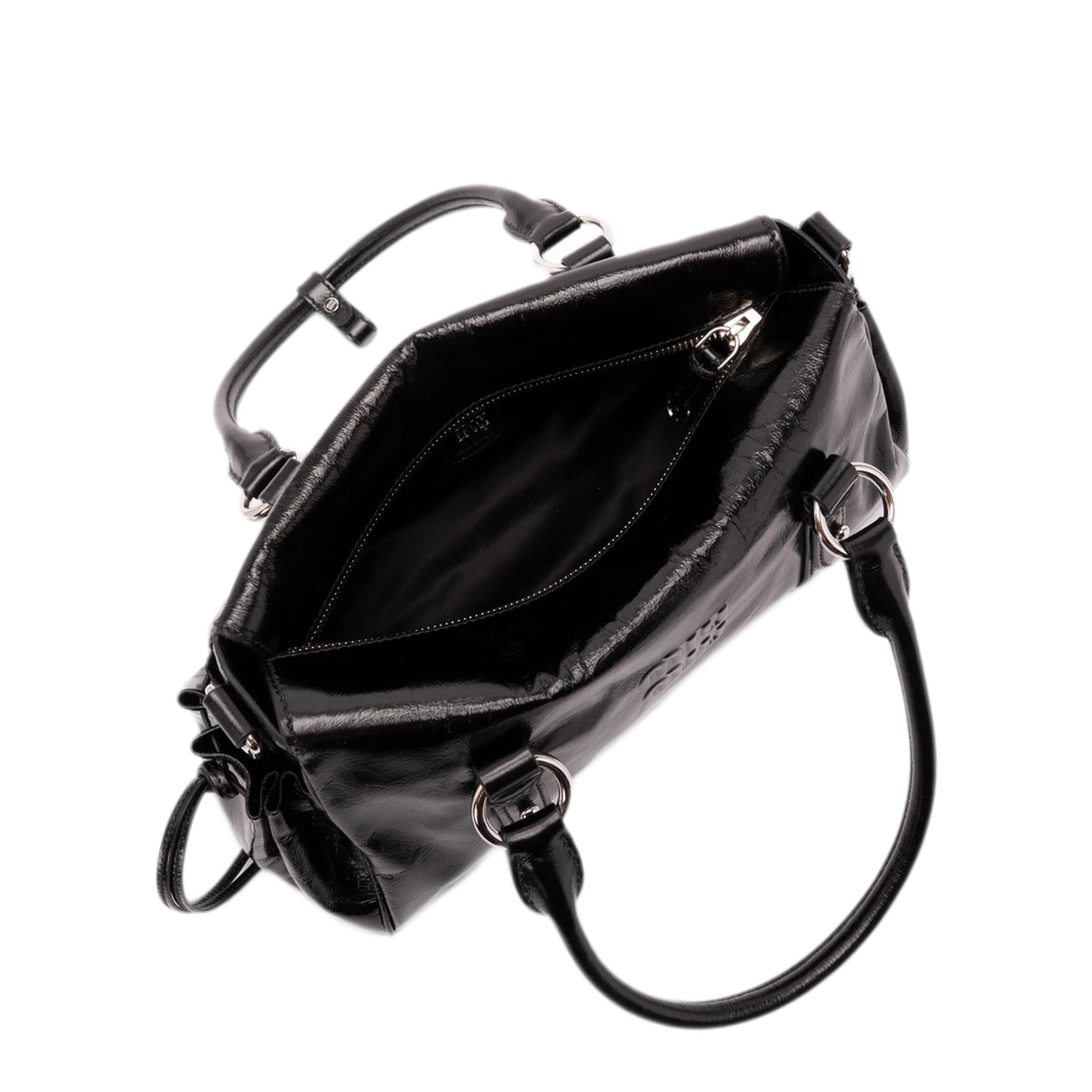 MAYFEYR - MIUMIU - Glossy Leather Handbag - 5BA333VOOO2A44F0002