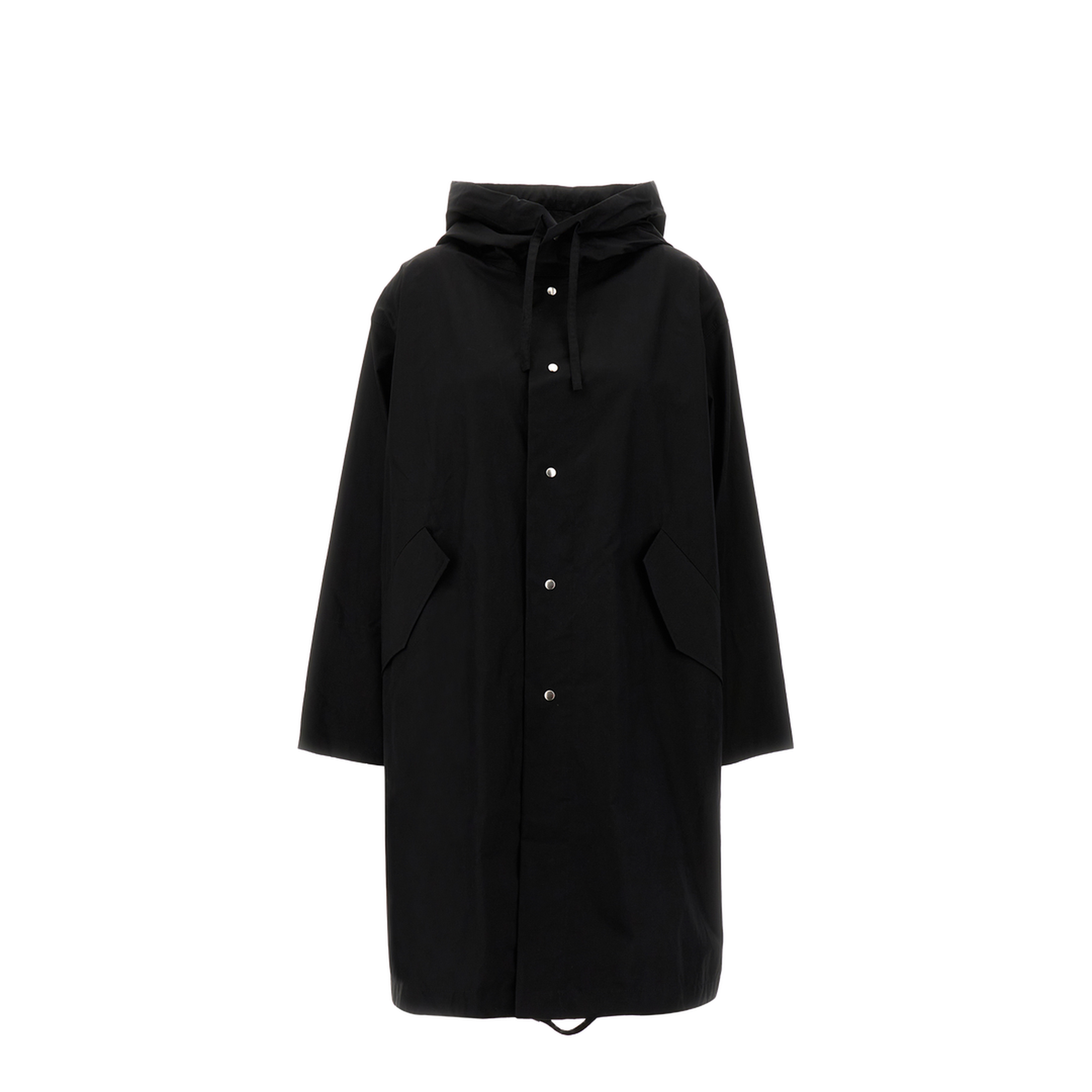 Rear Logo Parka - Black