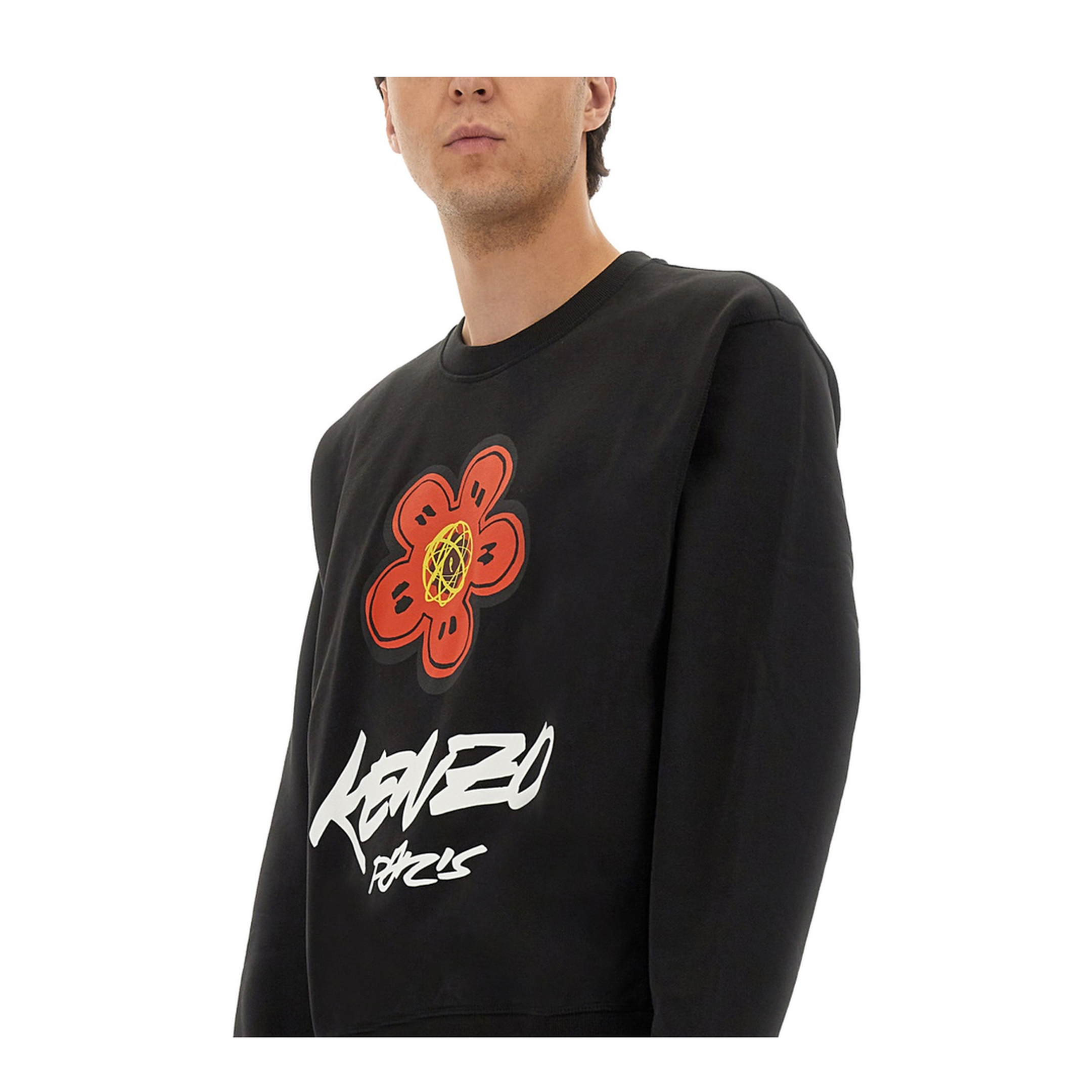 Cotton Sweatshirt X Futura 2000